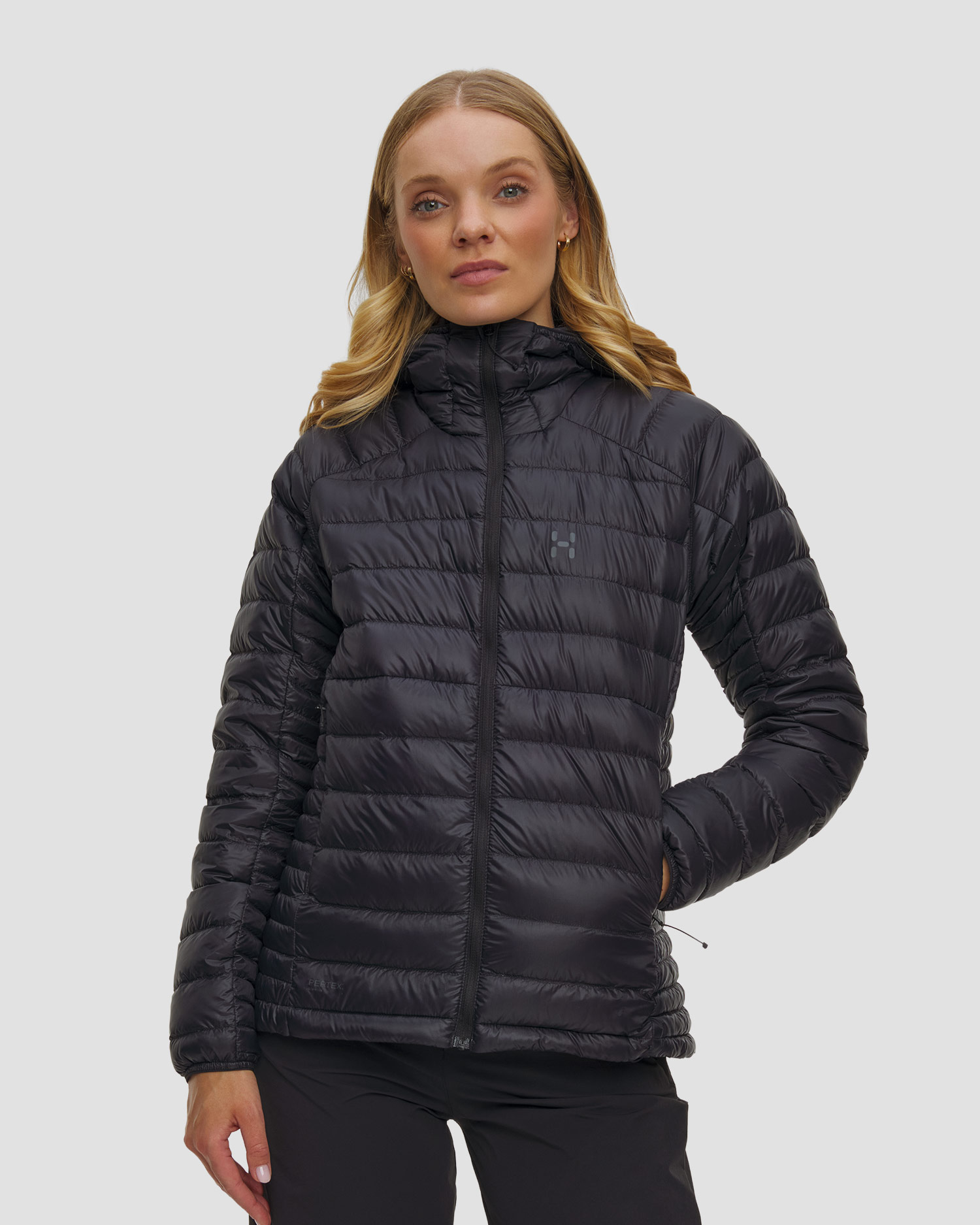 Women's jacket Haglofs L.I.M Down II Hood black