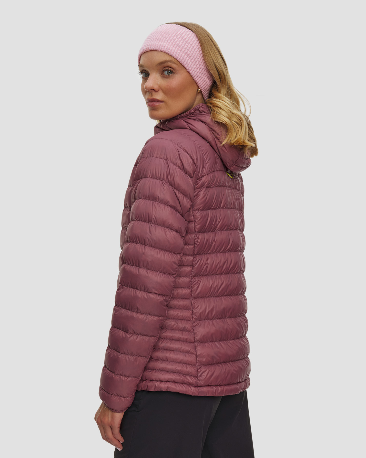 Women's jacket Haglofs L.I.M Down II Hood burgundy