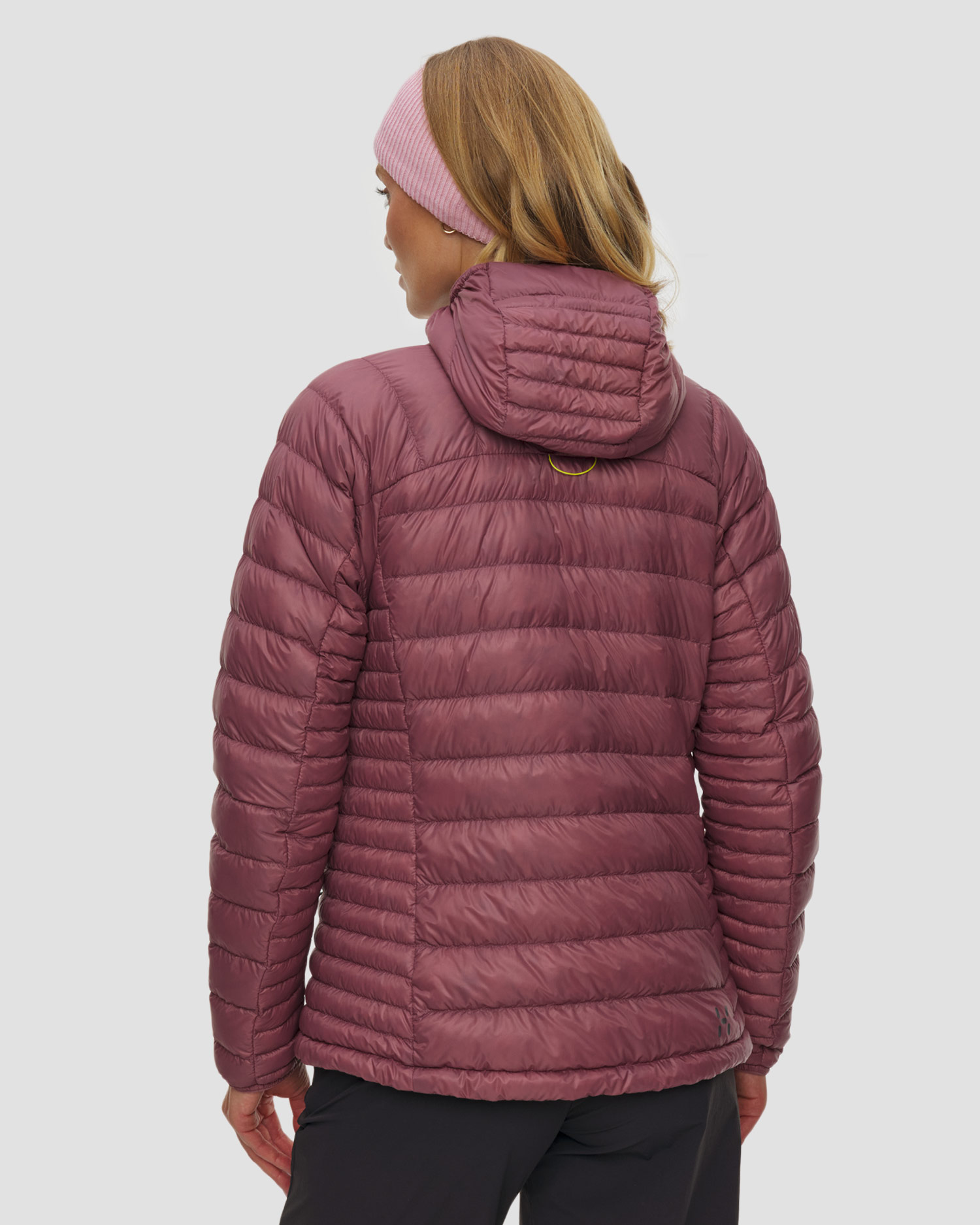 Women's jacket Haglofs L.I.M Down II Hood burgundy