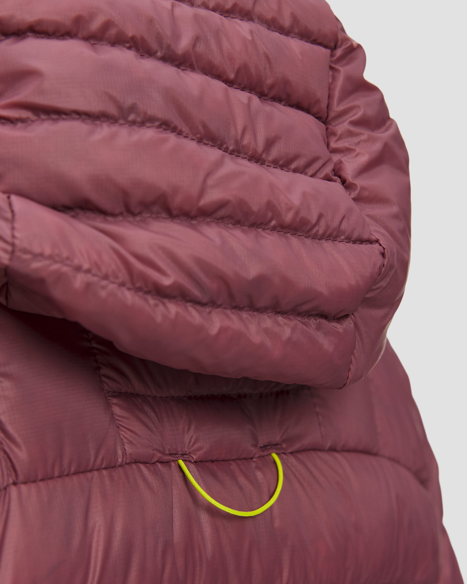 Women's jacket Haglofs L.I.M Down II Hood burgundy