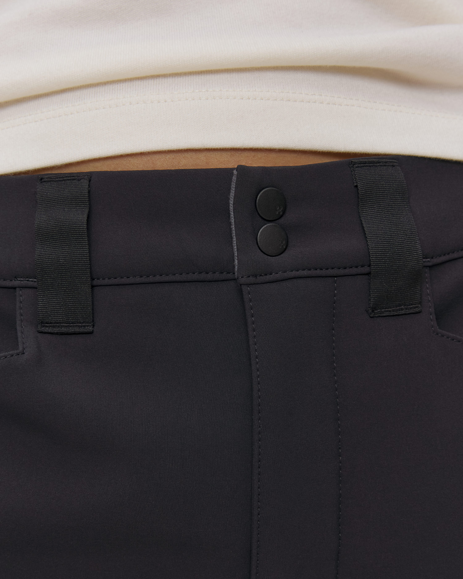 Dámske softshellové nohavice Haglofs Warm Flex Pant čierne