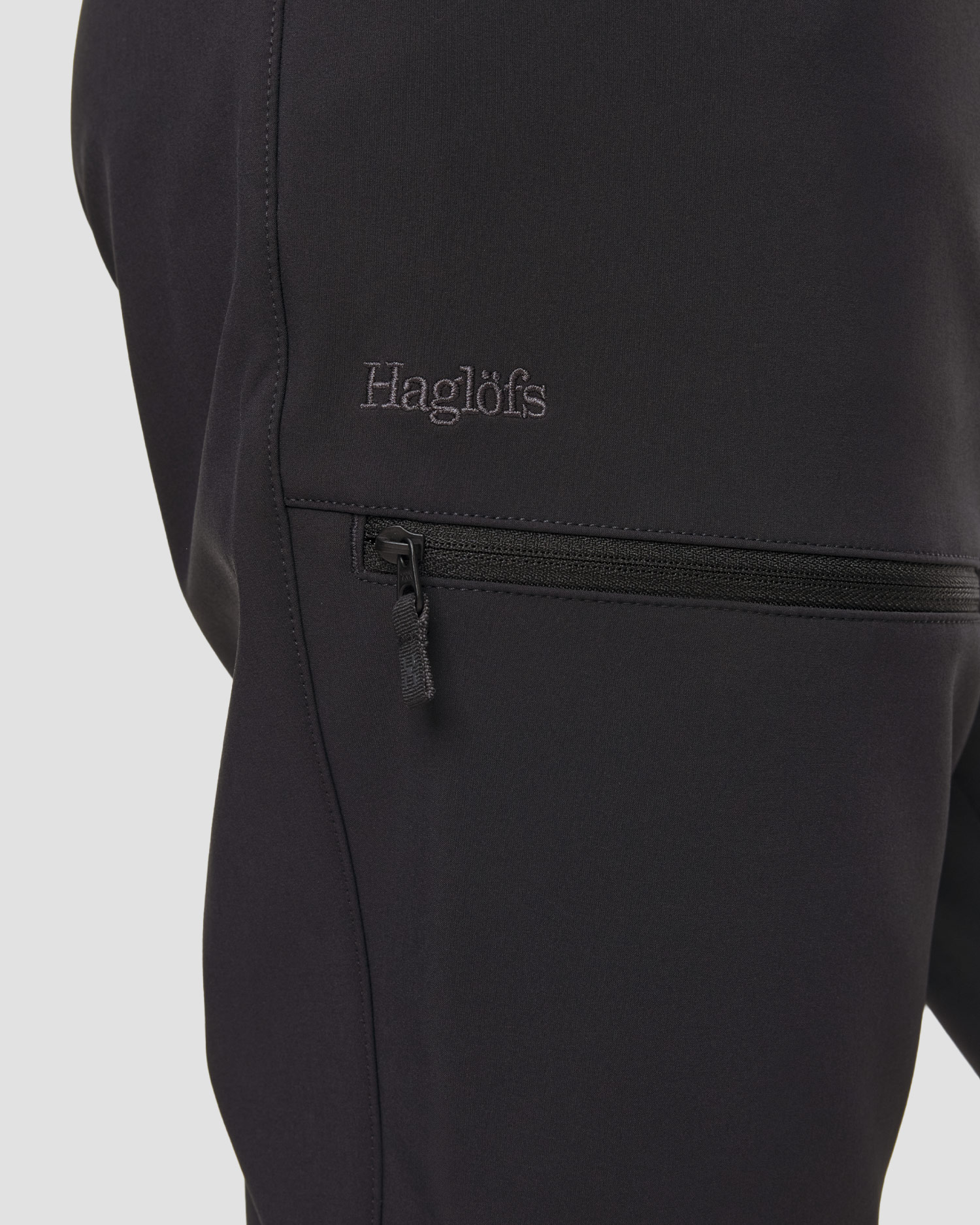 Dámske softshellové nohavice Haglofs Warm Flex Pant čierne