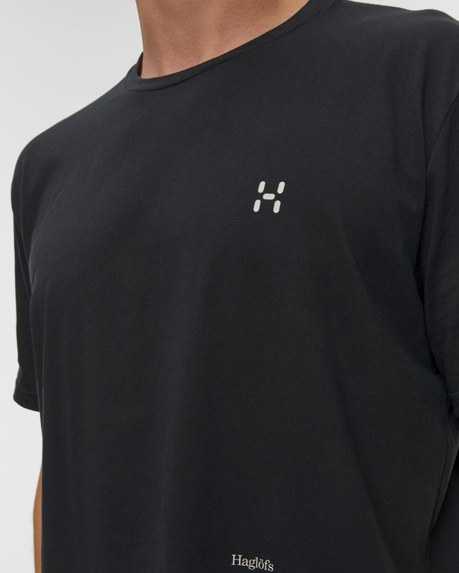 Pánske tričko Haglofs Outsiders Graphic Tee čierne