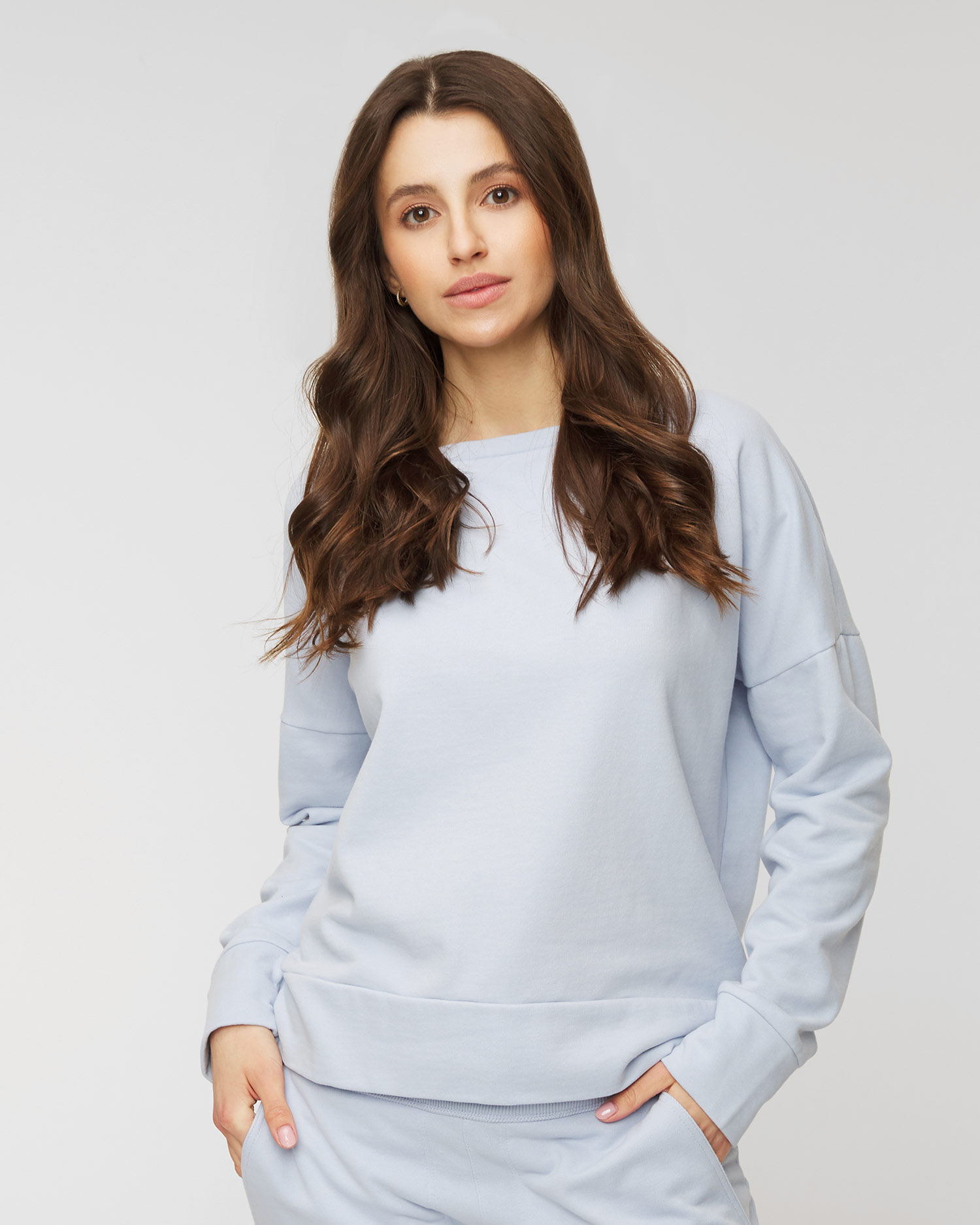 Mikina JUVIA FLEECE CASUAL FIT