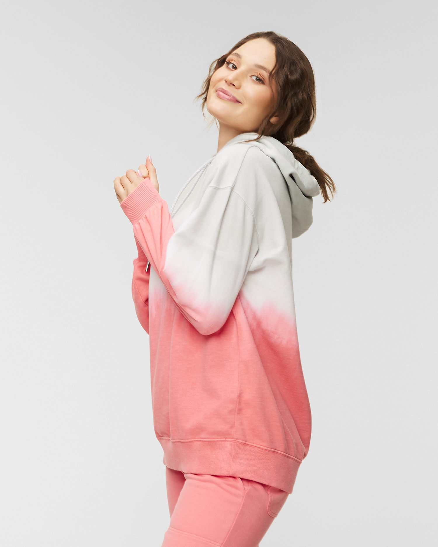 Mikina JUVIA FLEECE DEEP DYE OVERSIZED