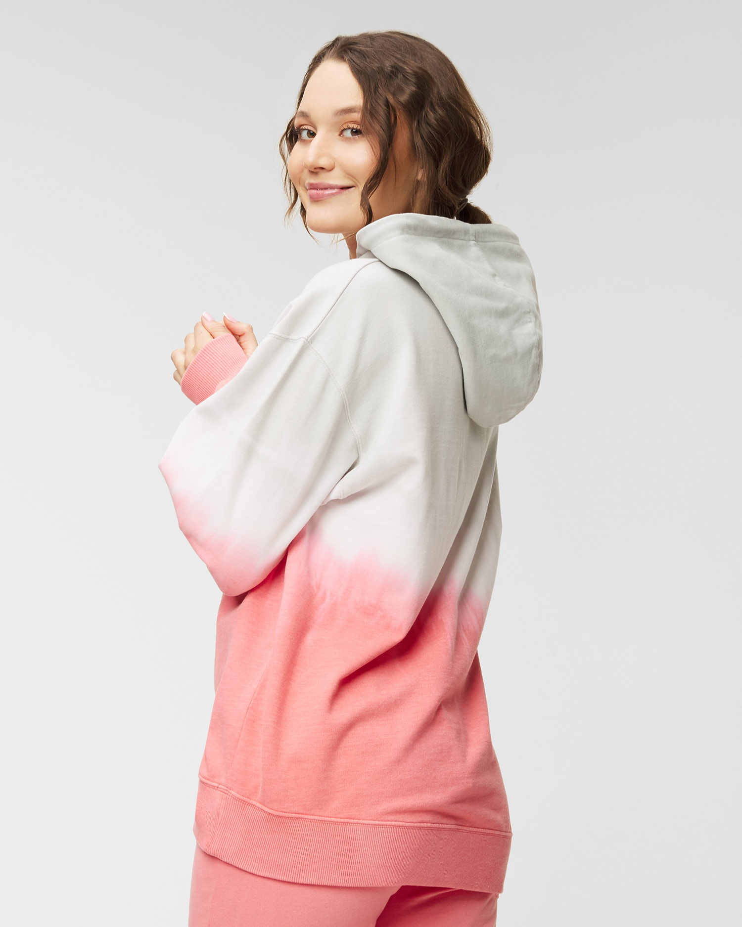 Mikina JUVIA FLEECE DEEP DYE OVERSIZED