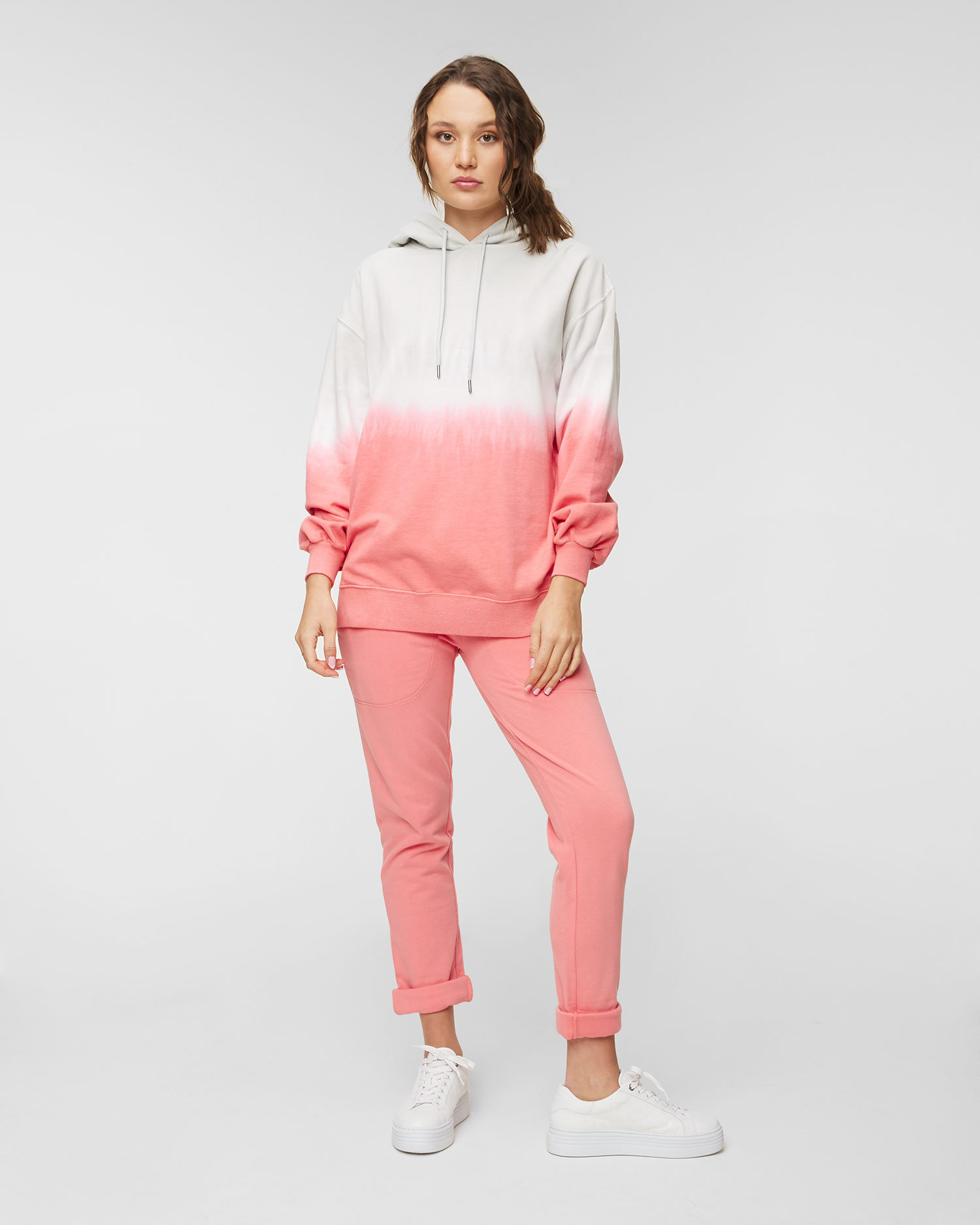 Mikina JUVIA FLEECE DEEP DYE OVERSIZED