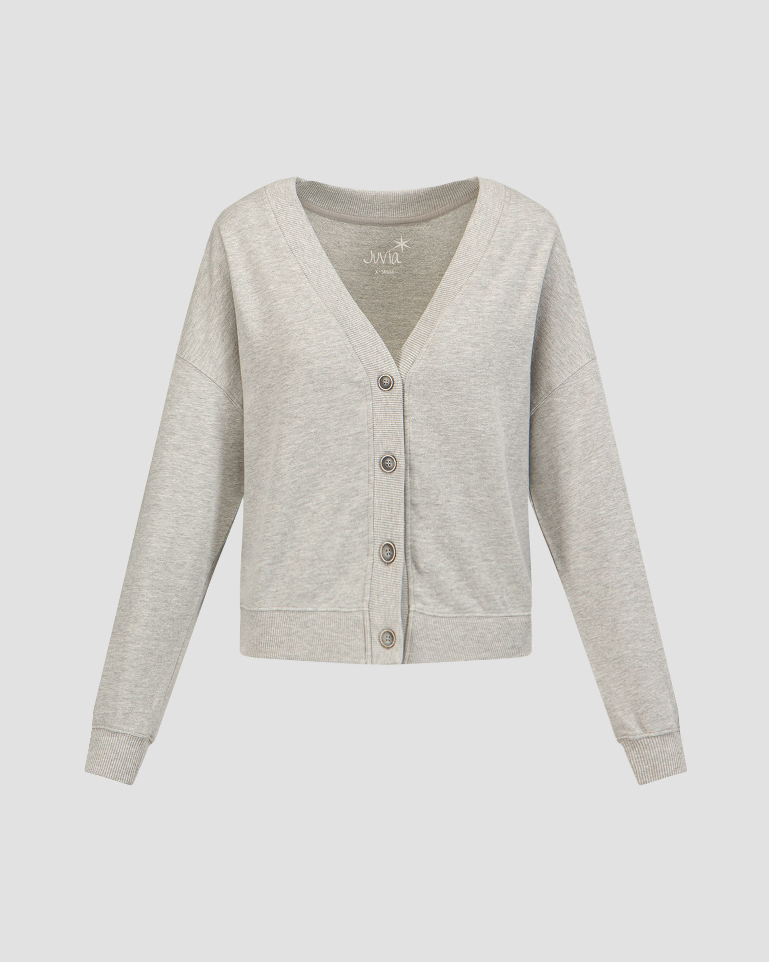 Cardigan gri pentru femei Juvia Lou