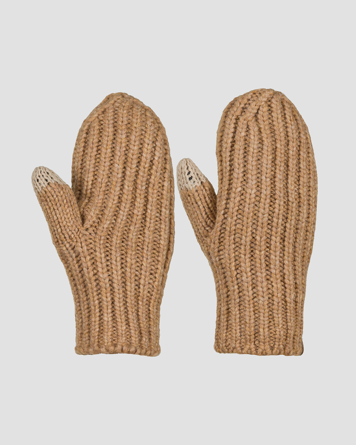 Gants marron pour femmes UGG Chunky rib mitten, Couleur: Brązowy