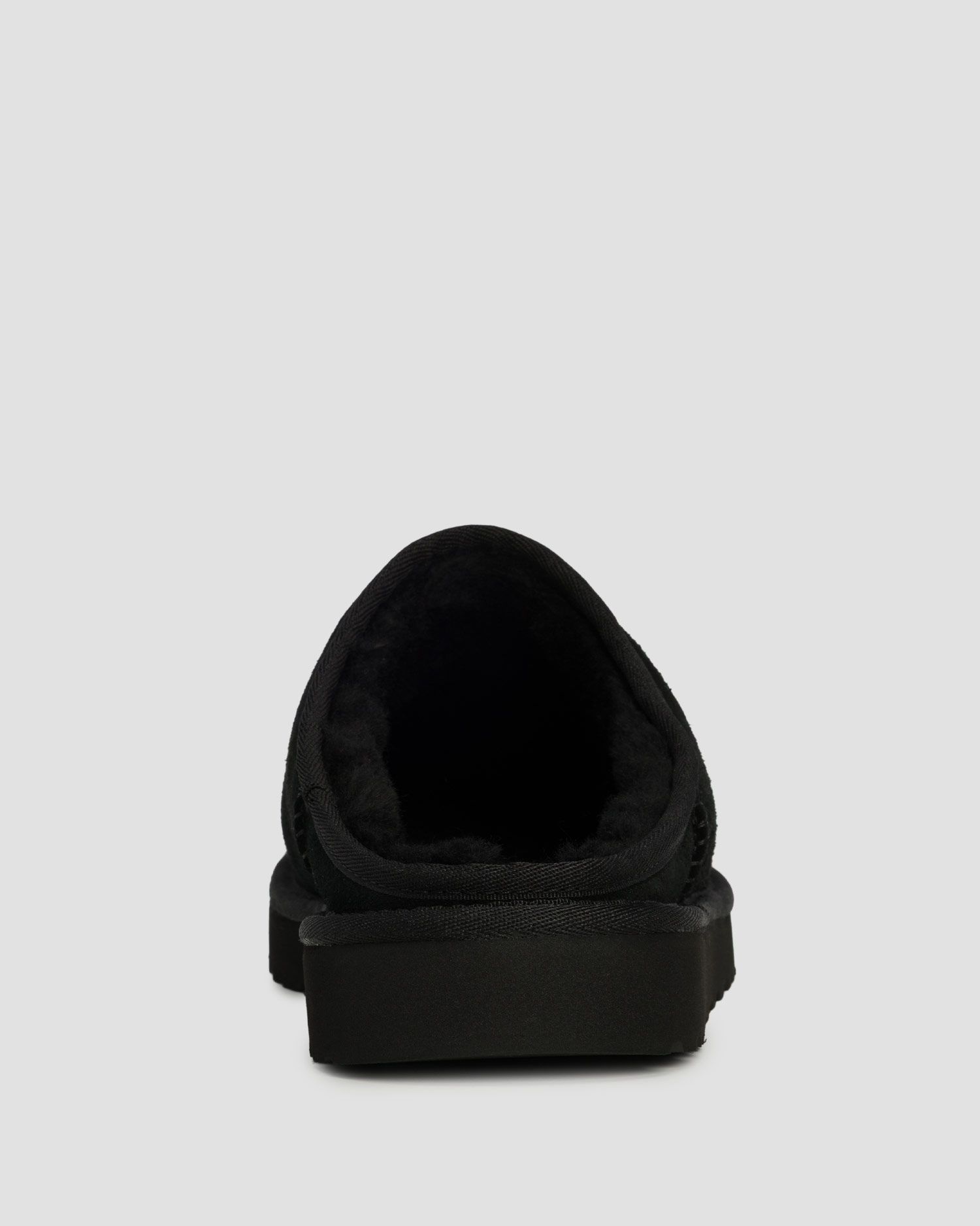 Papuci din piele pentru bărbați UGG Classic Slip-On negri