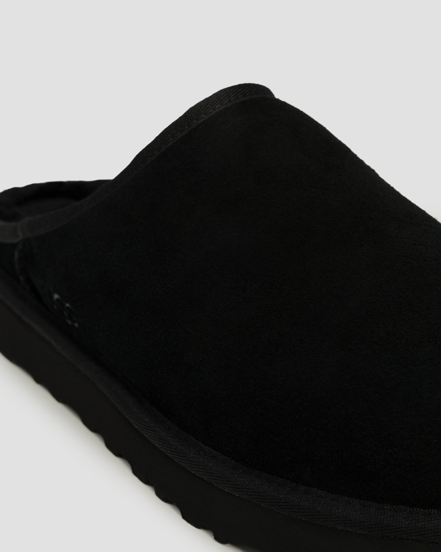 Papuci din piele pentru bărbați UGG Classic Slip-On negri