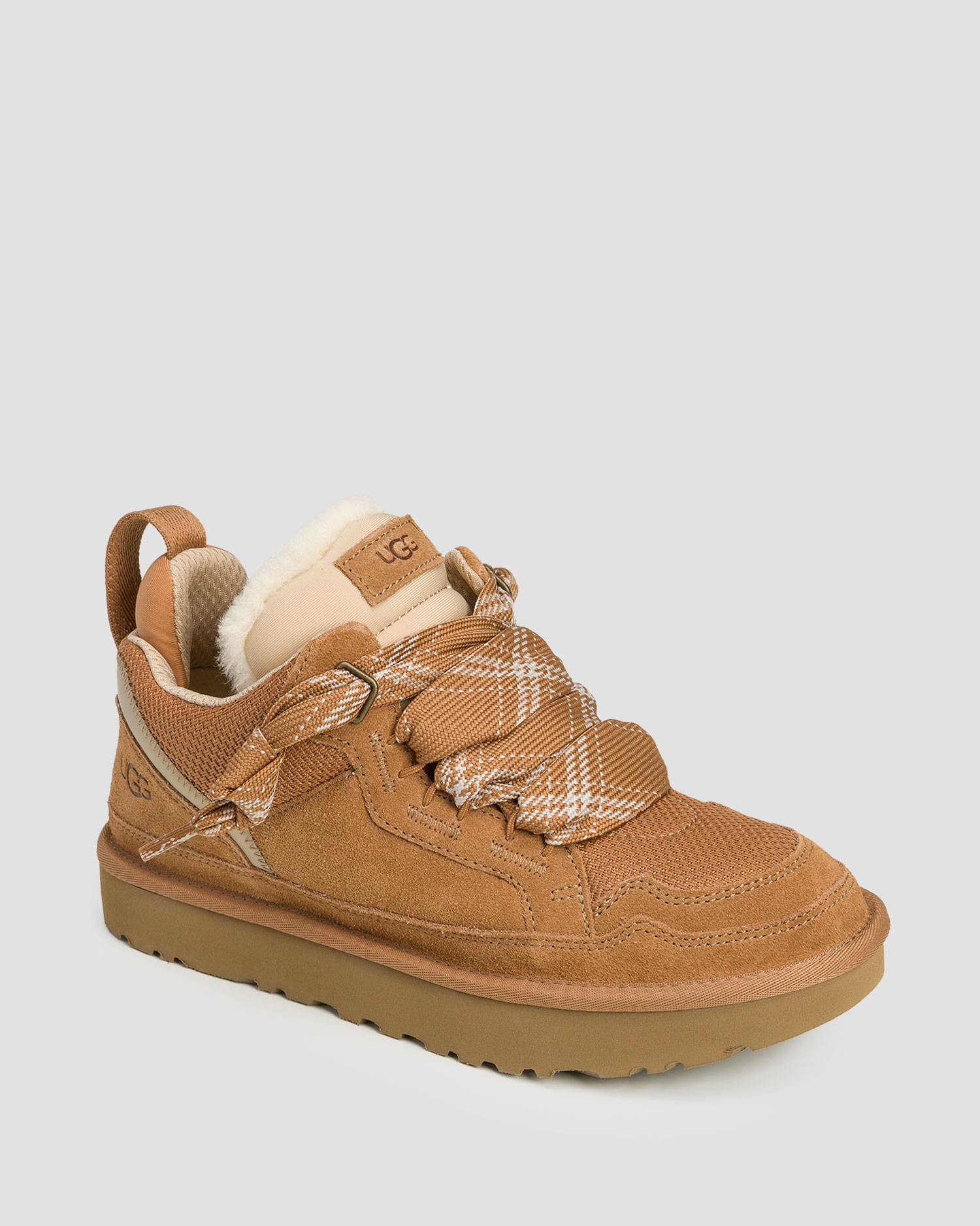 Dámské semišové boty UGG Lowmel, Barva/Vzor: Beżowy,Brązowy