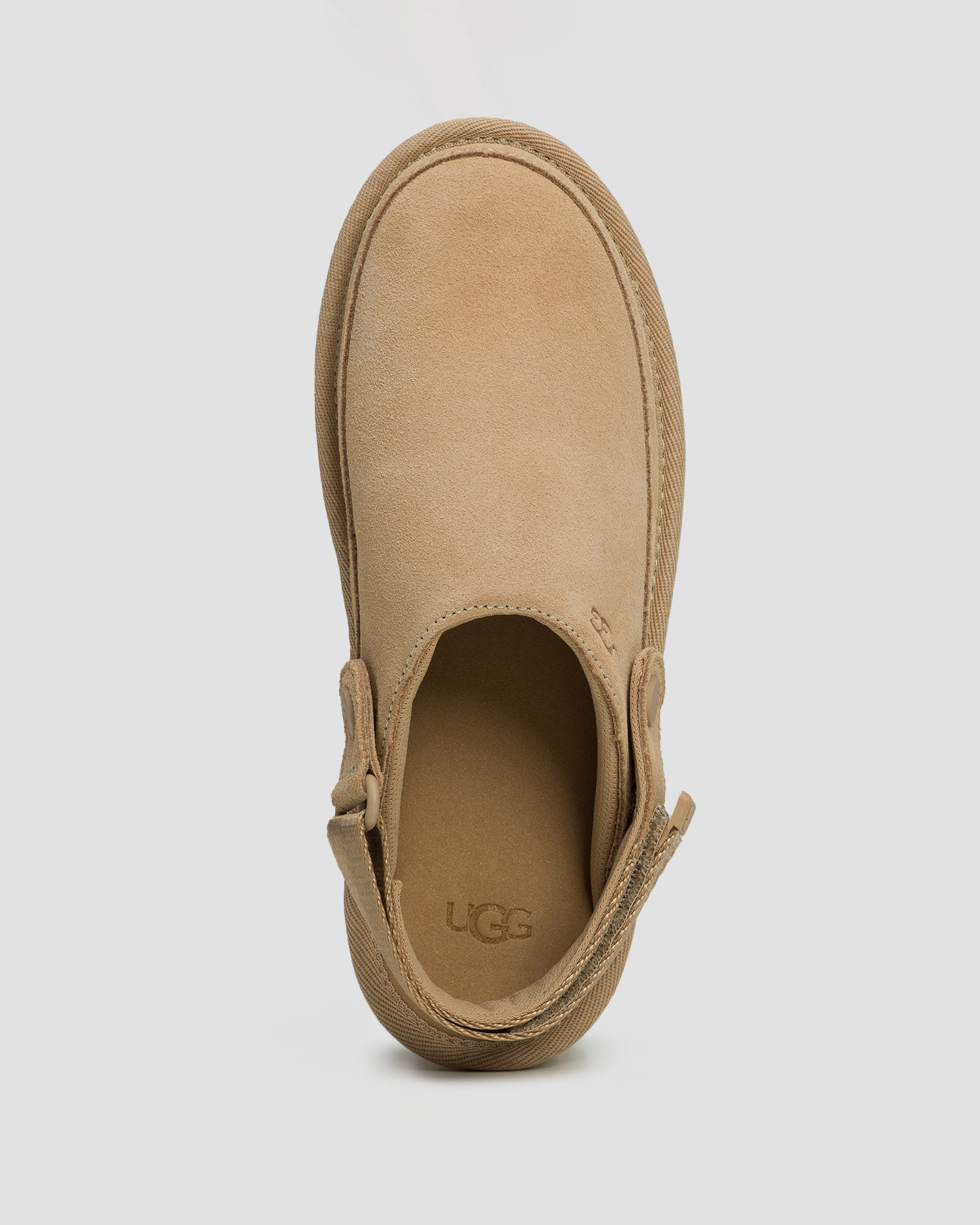 Dětské béžové kožené boty UGG Goldenstar Clog