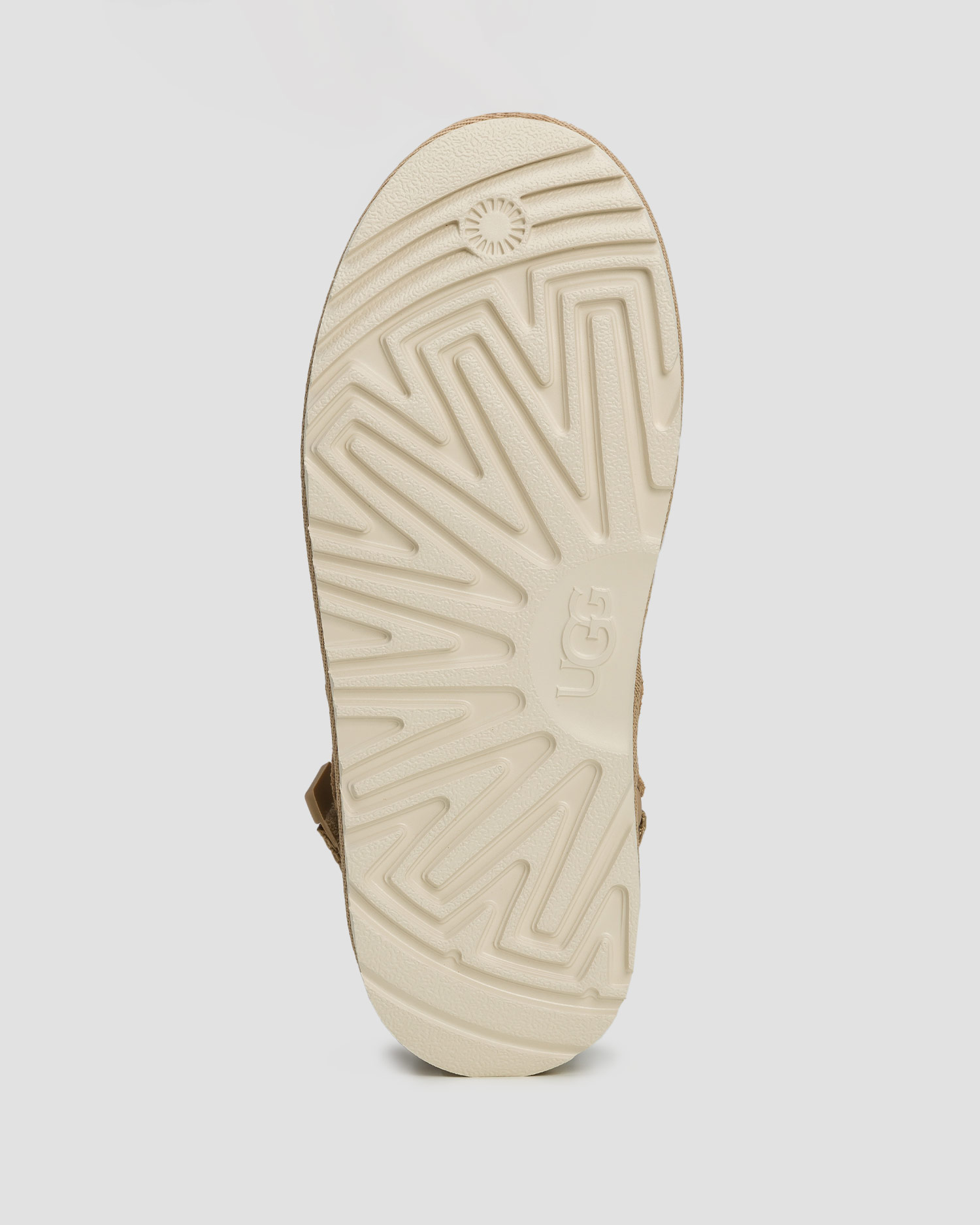 Dětské béžové kožené boty UGG Goldenstar Clog