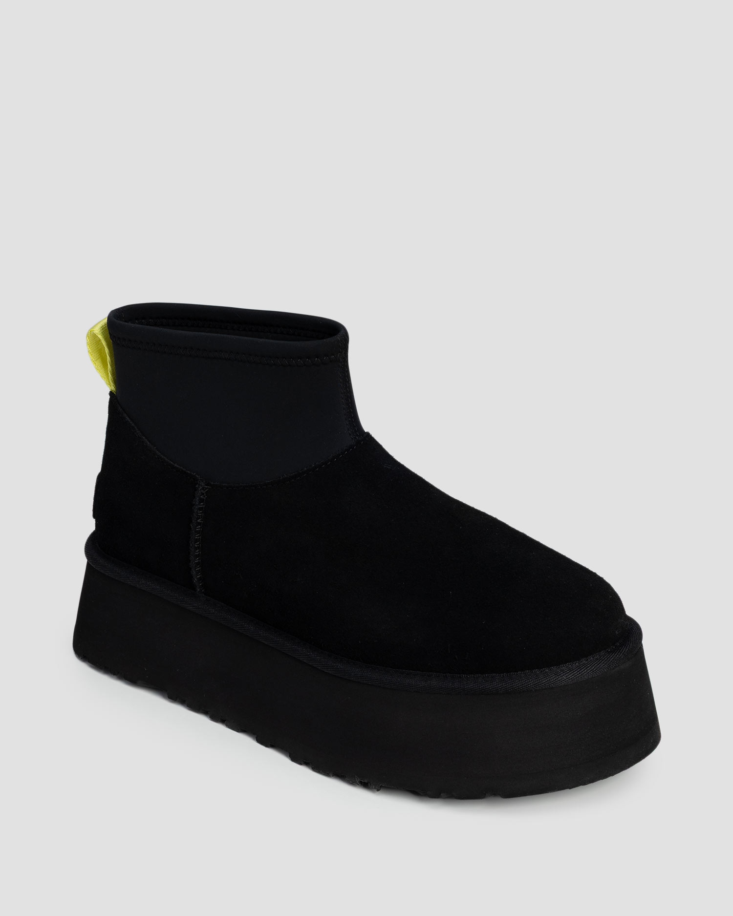 Scarpe in pelle da donna UGG Classic Mini Dipper nere