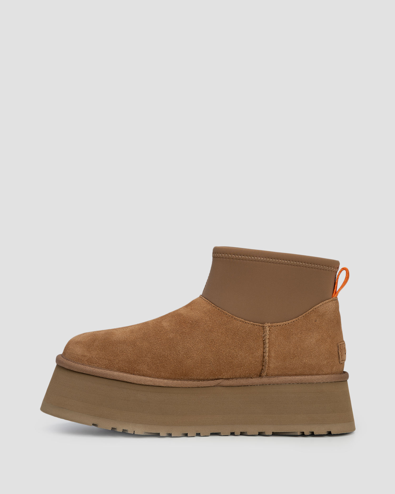 Dámske kožené topánky UGG Classic Mini Dipper hnedé
