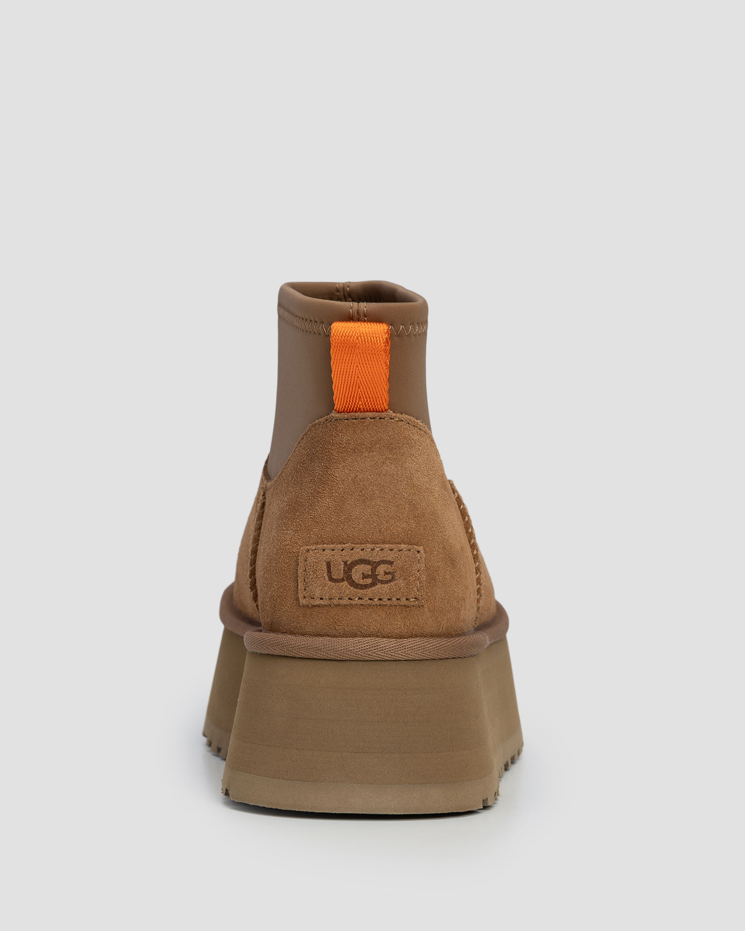 Dámske kožené topánky UGG Classic Mini Dipper hnedé