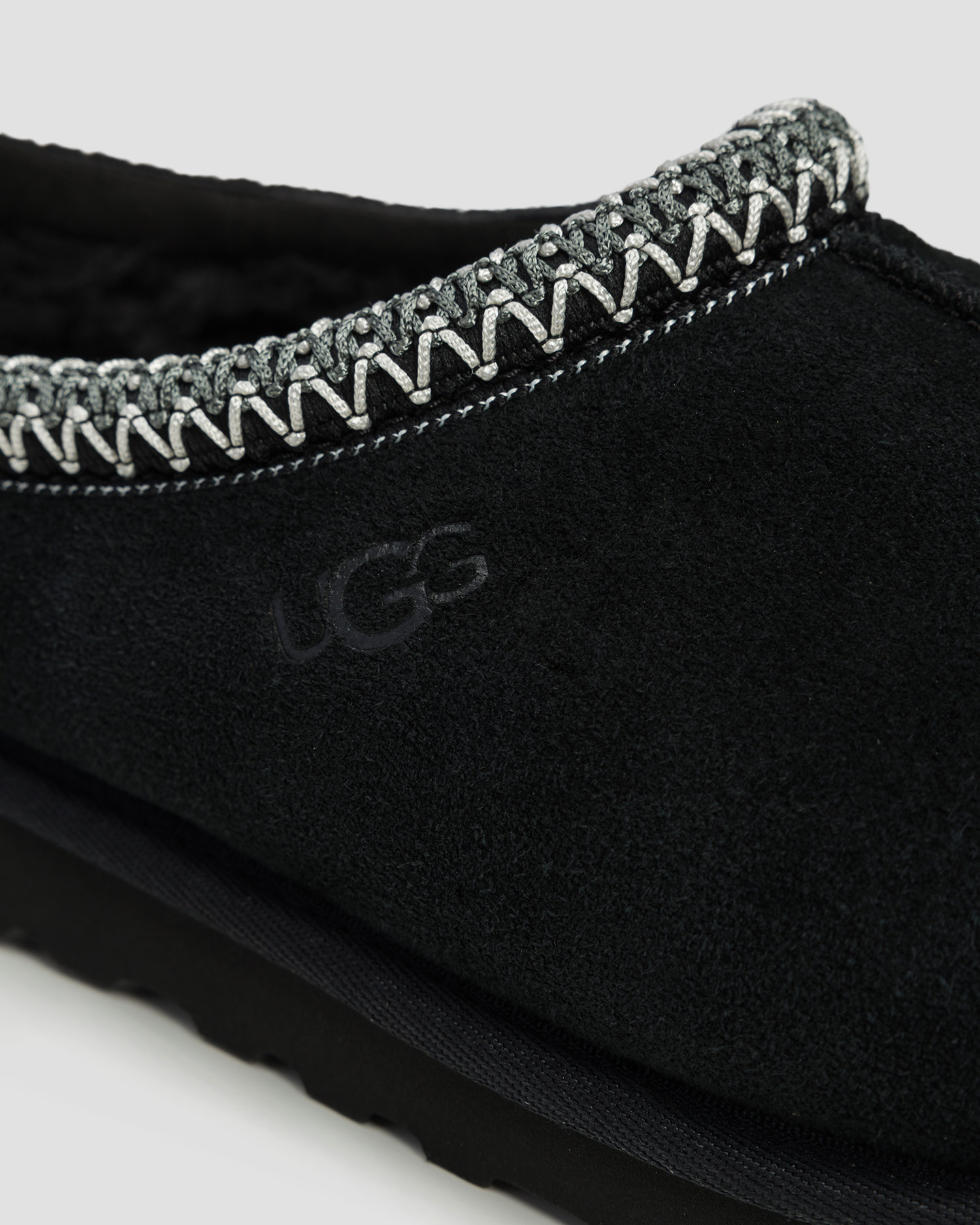 Chaussons noirs pour hommes UGG Tasman