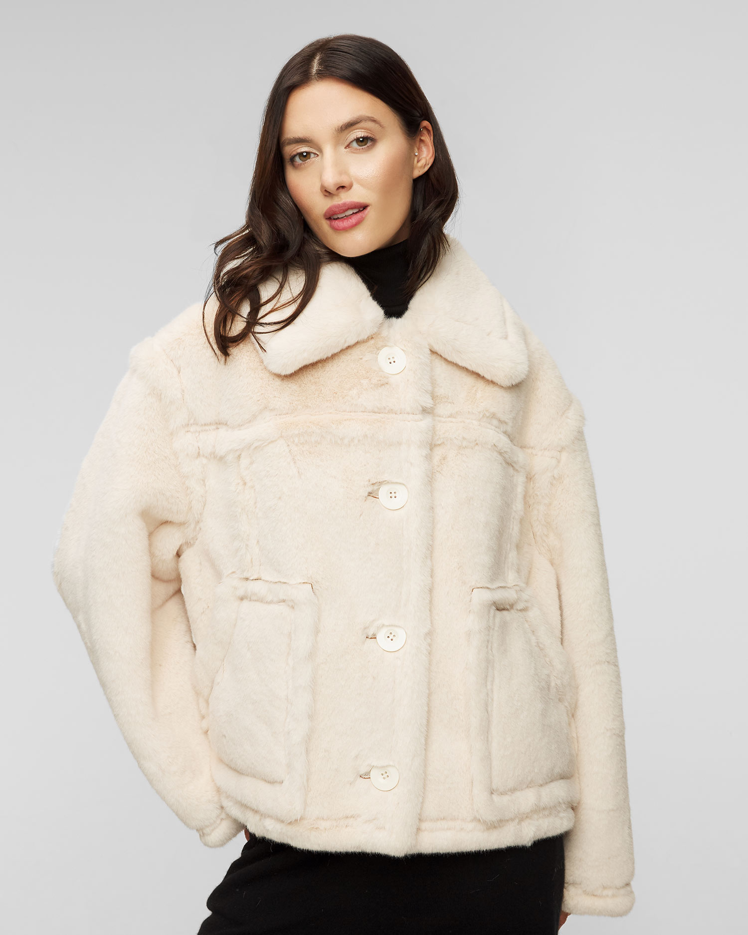 Stand Studio Xena Damen-Pelzjacke 