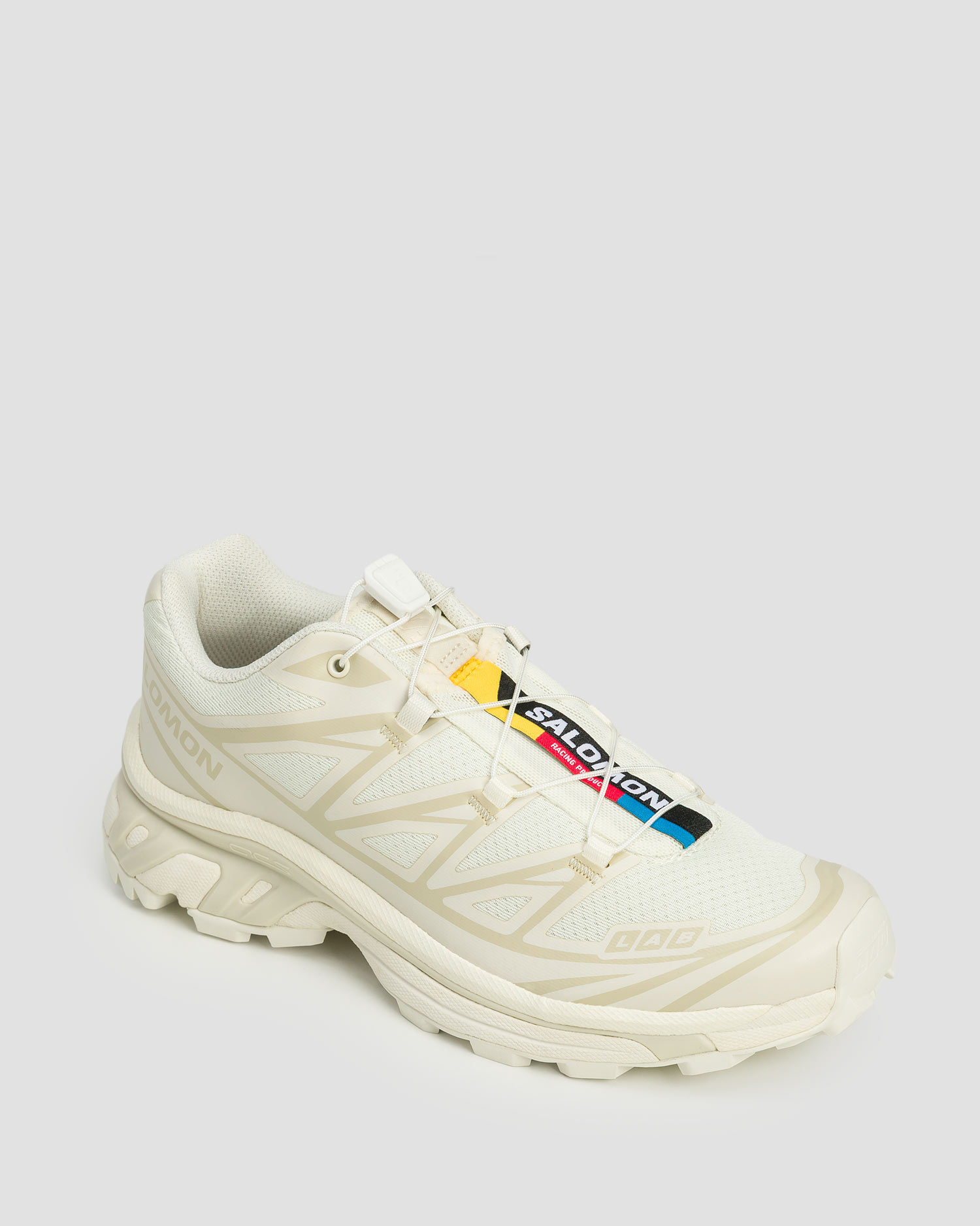 Scarpe da trail unisex Salomon XT-6 beige, Colore/Disegno: Beżowy