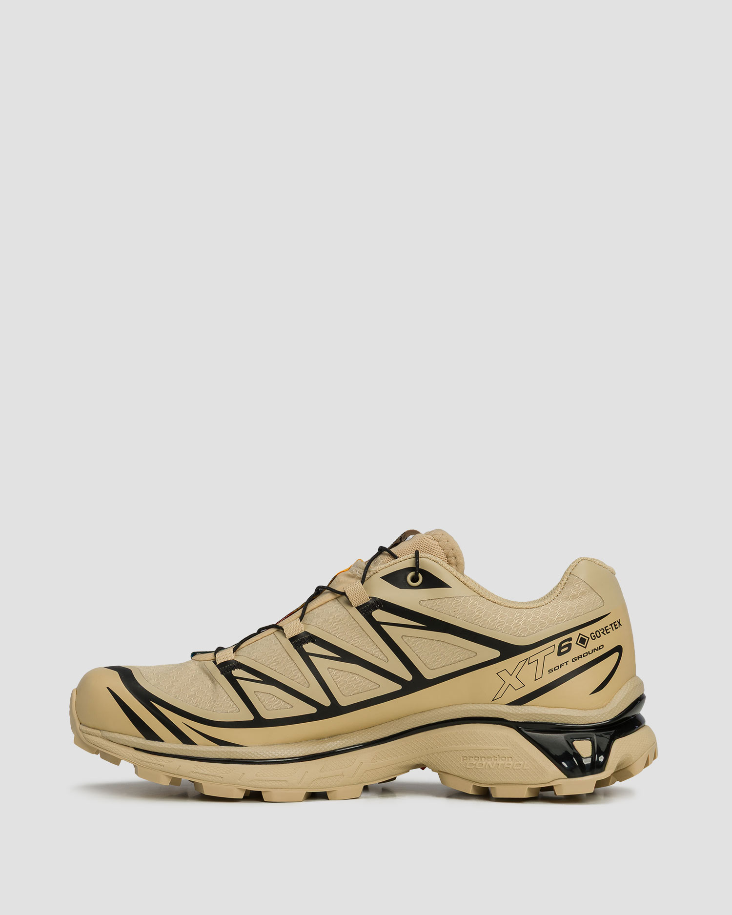 Pantofi de trail unisex Salomon XT-6 GTX bej-negru