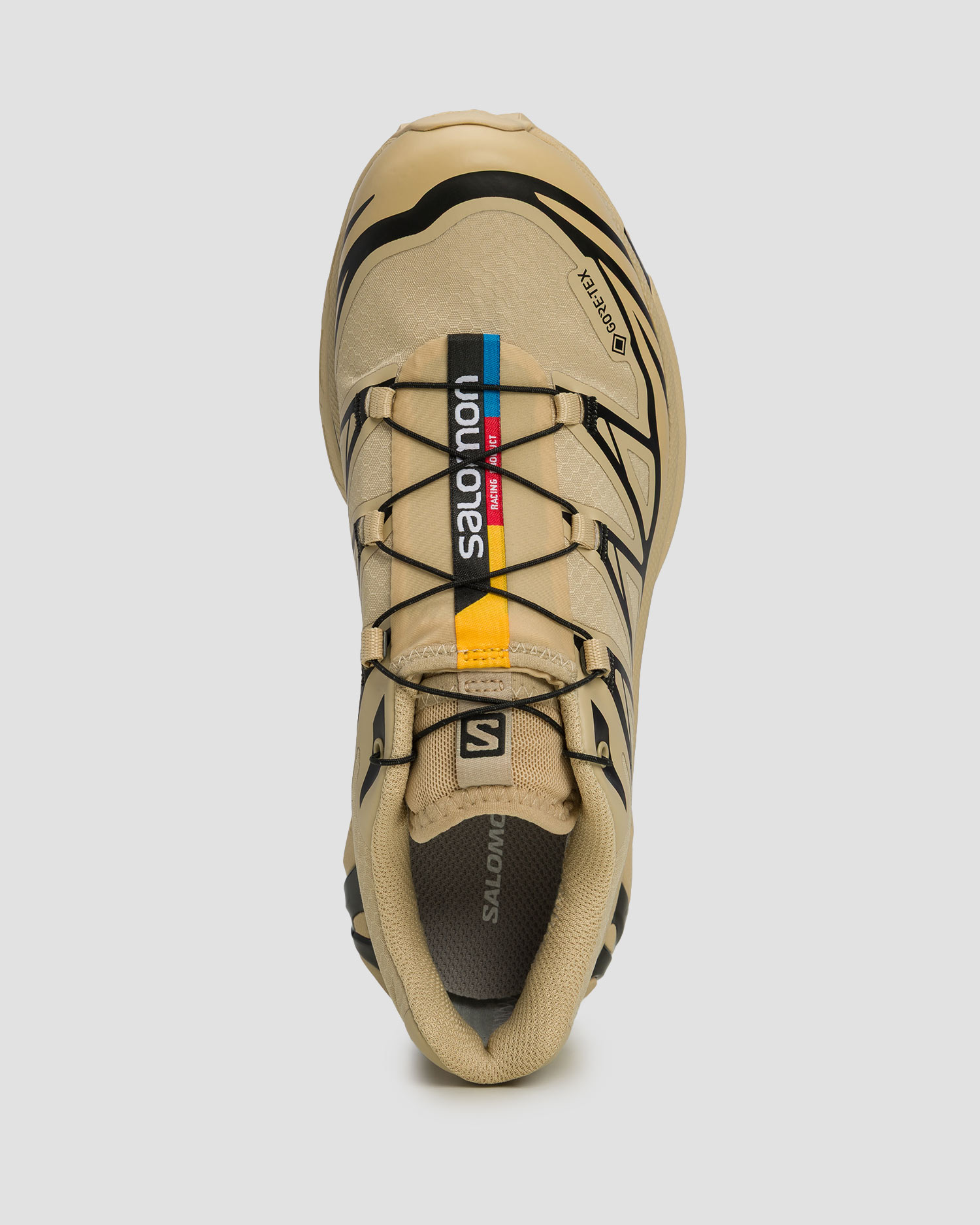Pantofi de trail unisex Salomon XT-6 GTX bej-negru