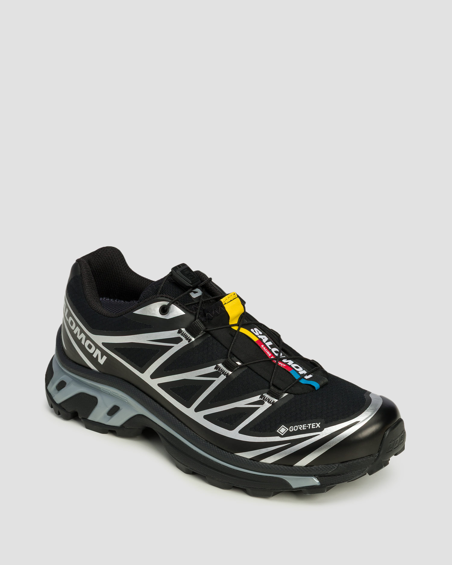 Scarpe da trail unisex Salomon XT-6 GTX nero-argento
