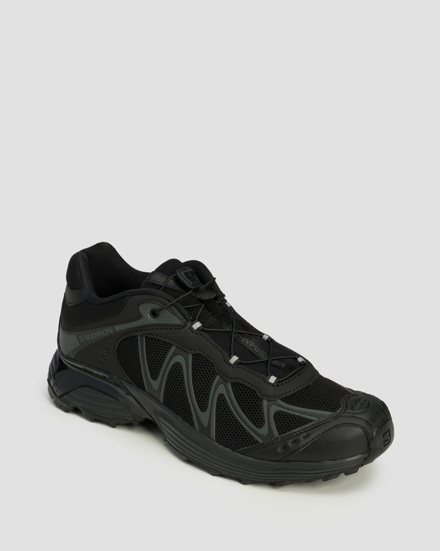 Sneakers unisexes noirs Salomon XT-Whisper