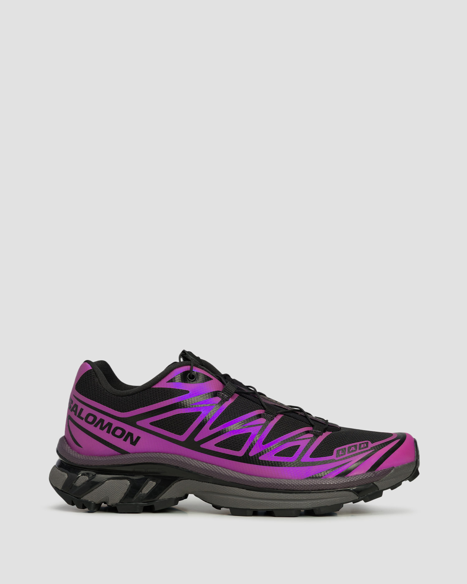 Trailové topánky unisex Salomon XT-6 Iridescent čierno-ružové