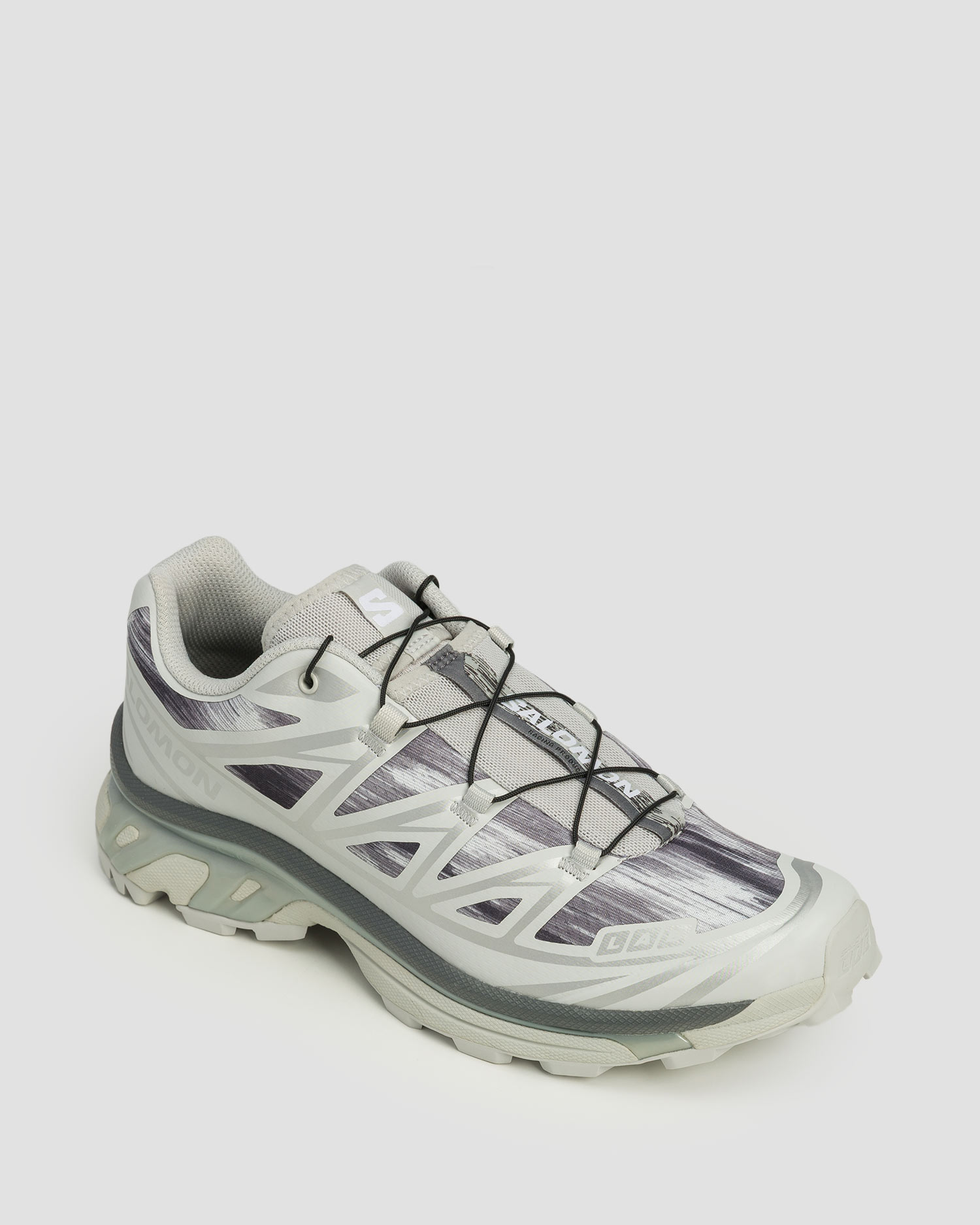 Unisex trail shoes Salomon XT-6 Camo grey-silver