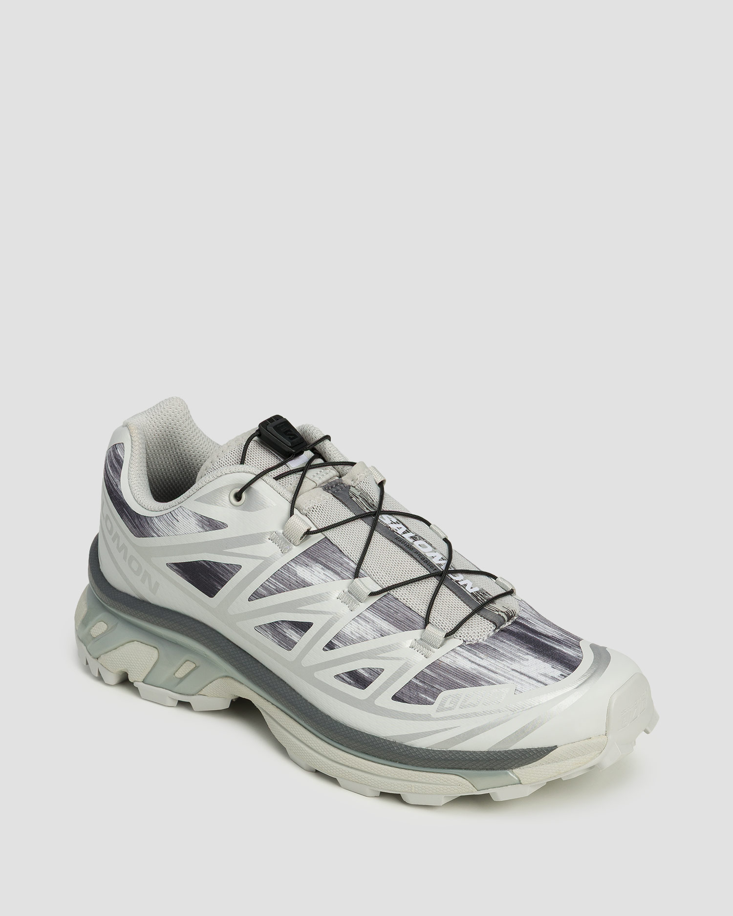 Unisex trail shoes Salomon XT-6 Camo grey-silver