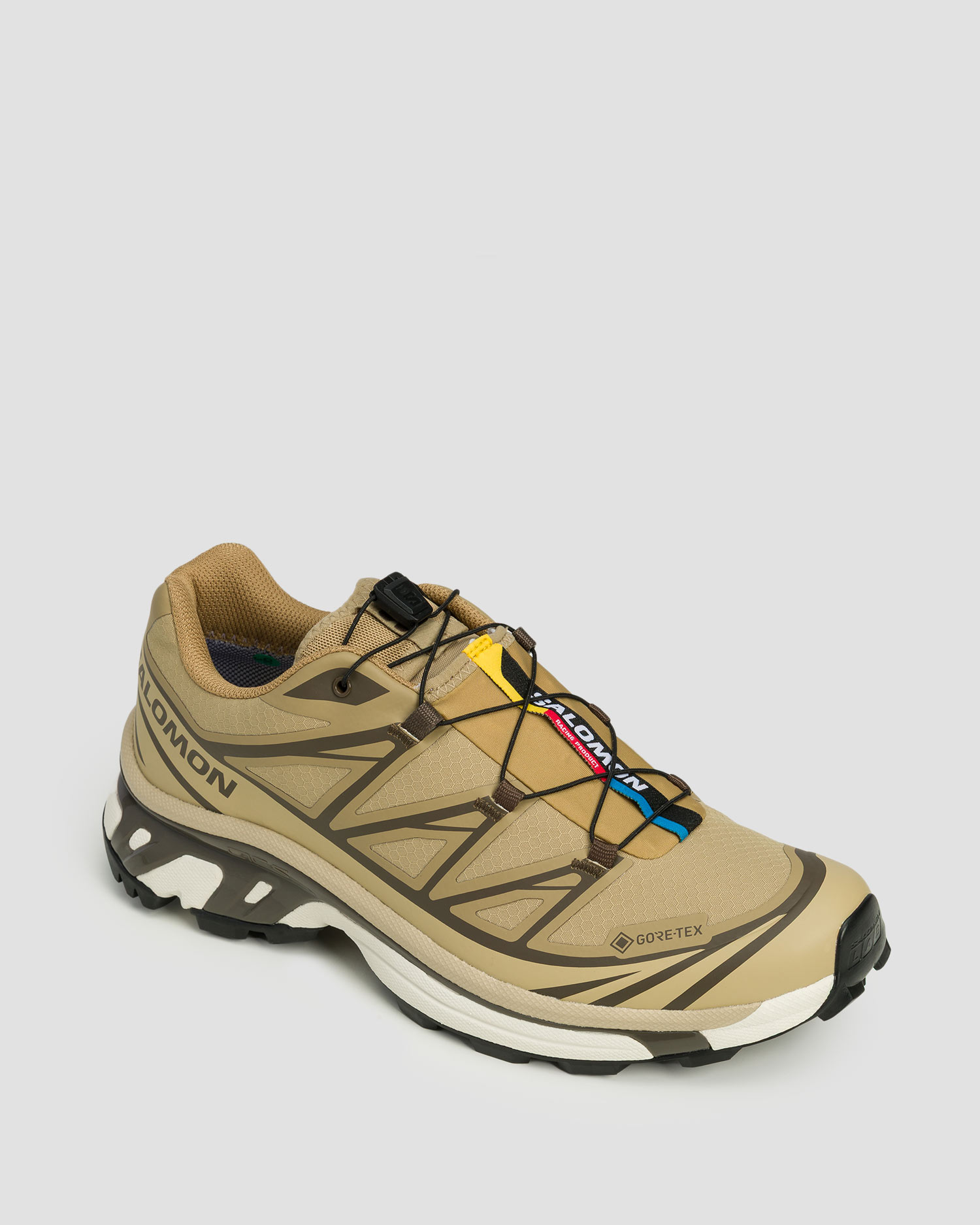 Buty trailowe unisex Salomon XT-6 GTX beżowe