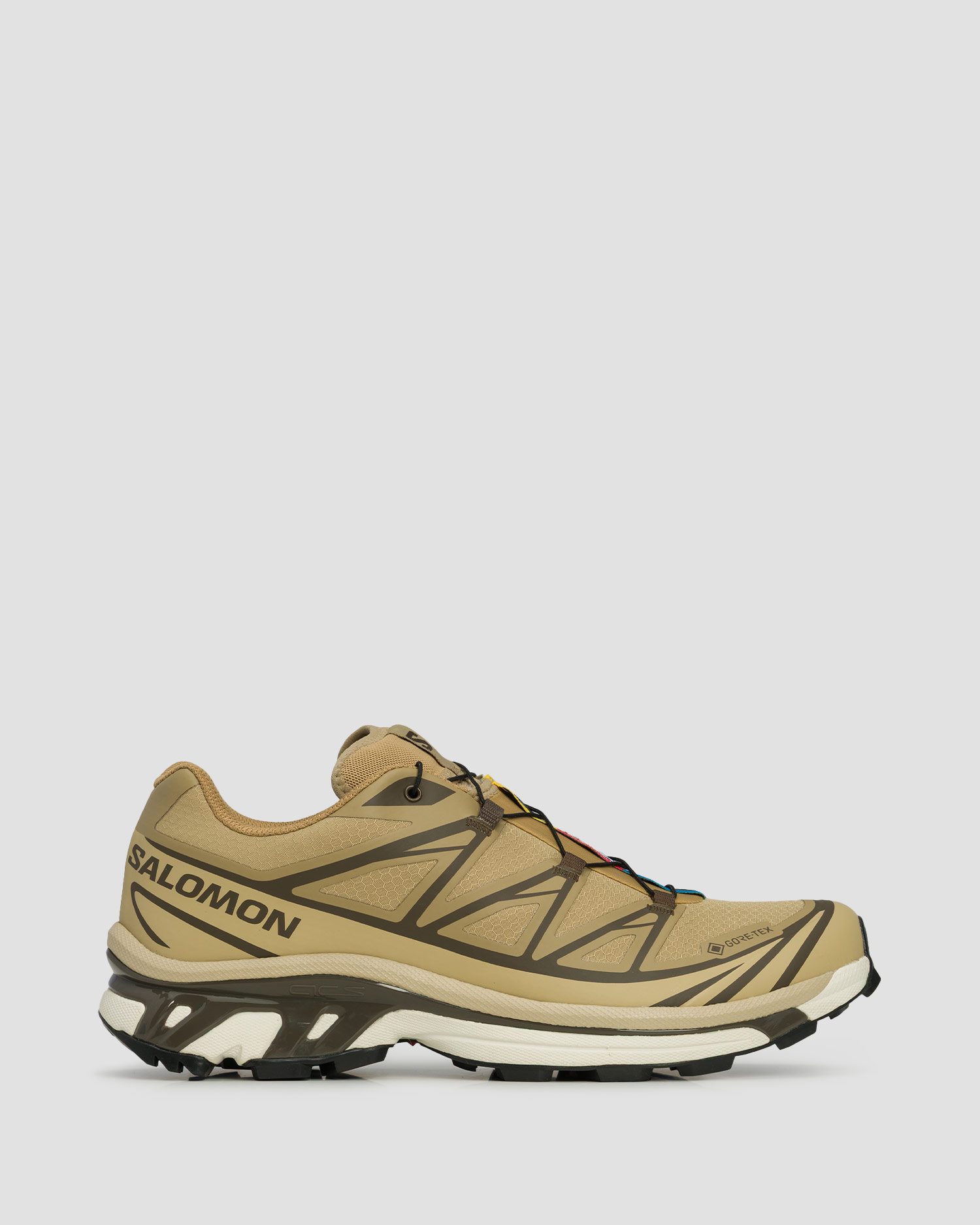 Unisex trail shoes Salomon XT-6 GTX beige
