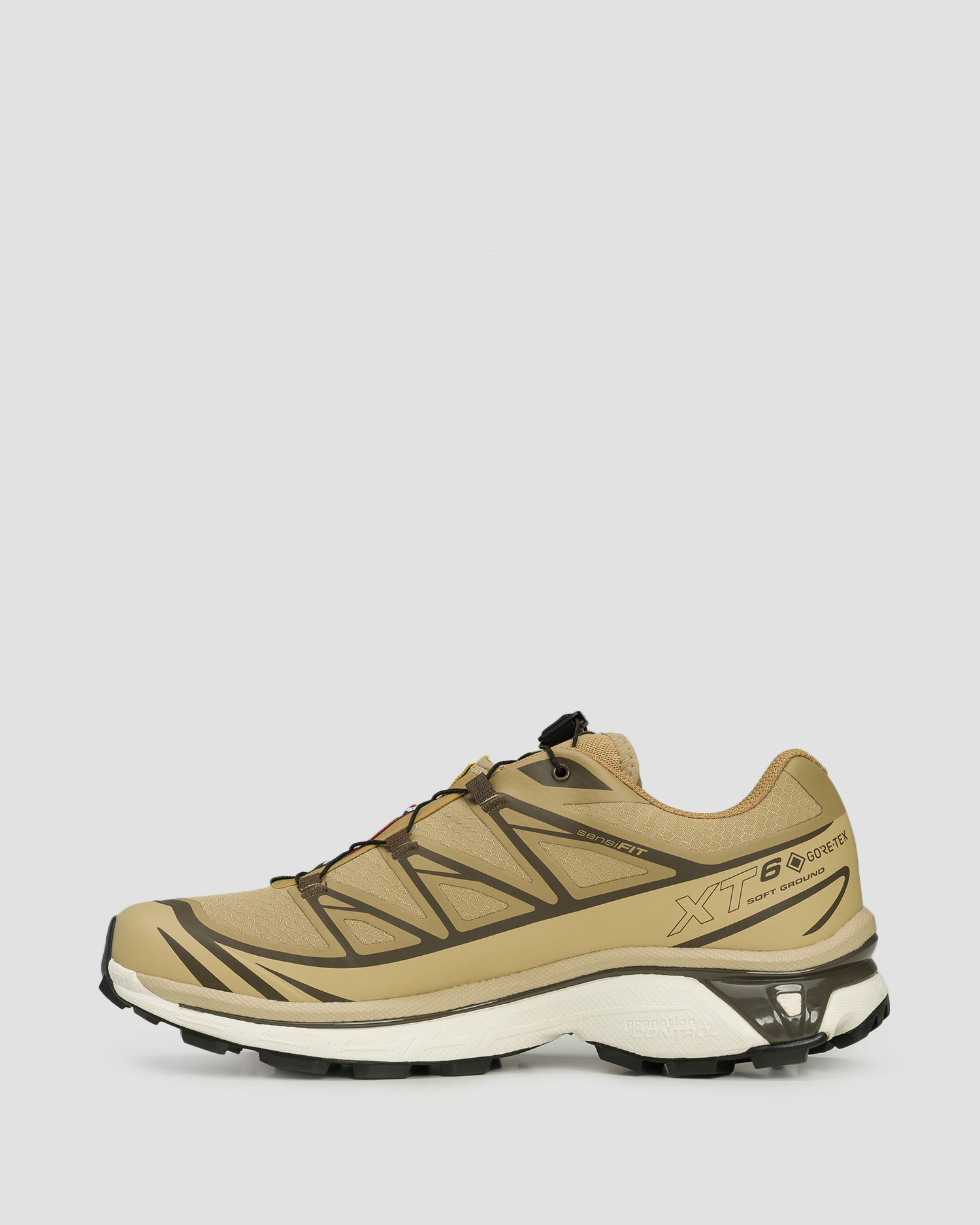 Buty trailowe unisex Salomon XT-6 GTX beżowe
