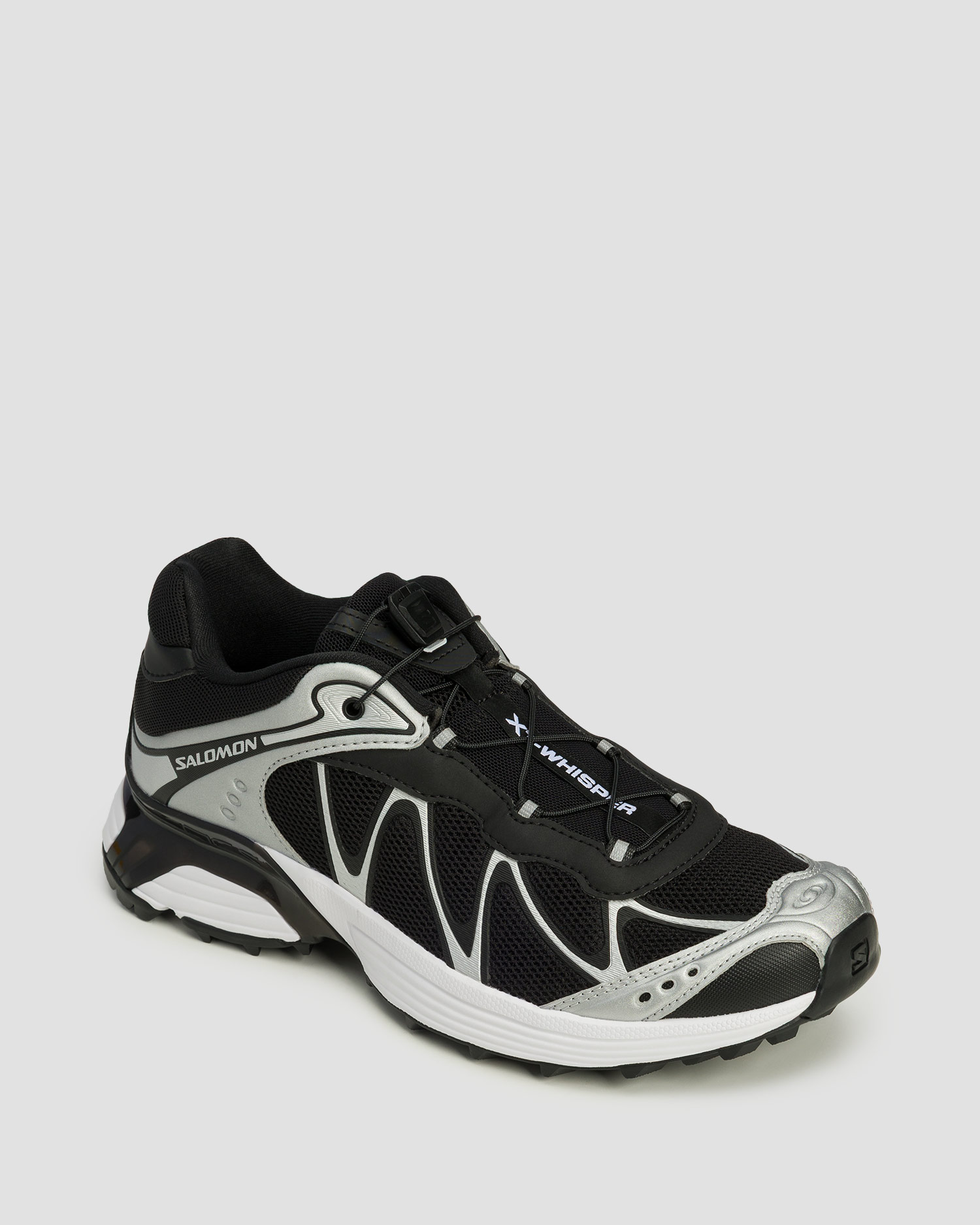Salomon XT-Whisper Unisex-Sneaker in Schwarz und Silber