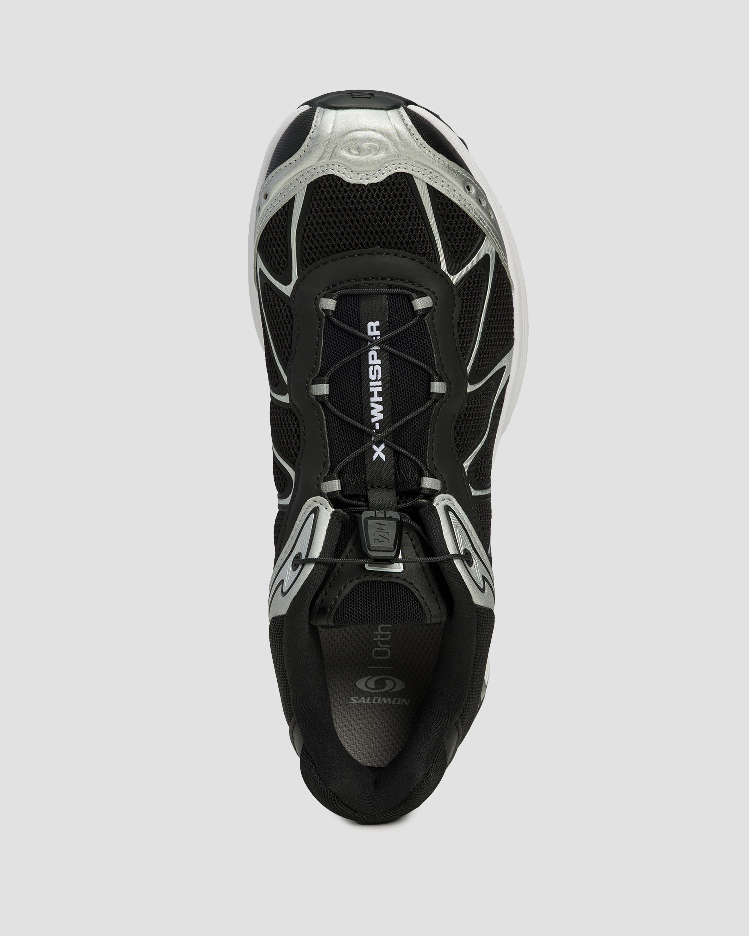 Salomon XT-Whisper Unisex-Sneaker in Schwarz und Silber