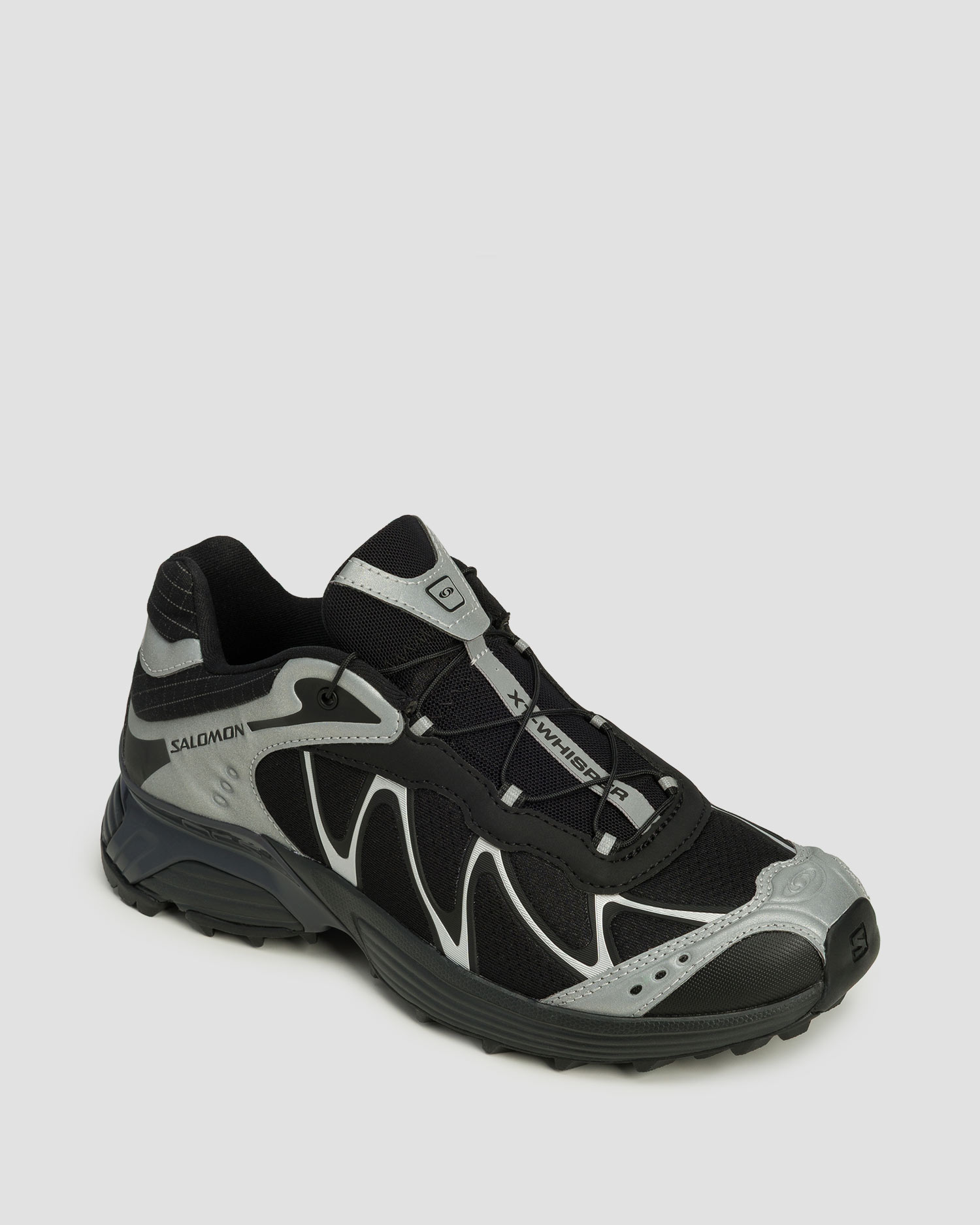 Salomon XT-Whisper Nocturne Unisex-Sneaker in Schwarz und Grau