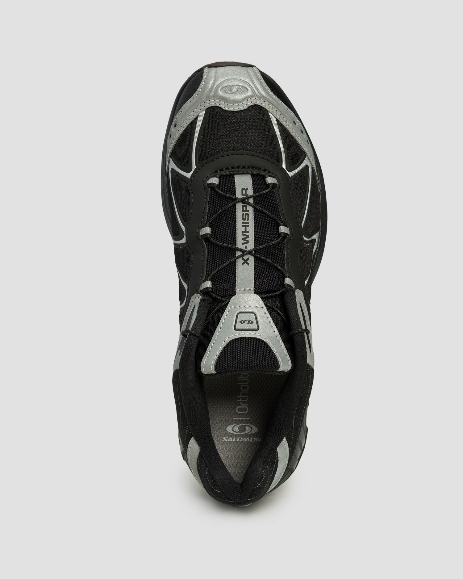 Salomon XT-Whisper Nocturne Unisex-Sneaker in Schwarz und Grau