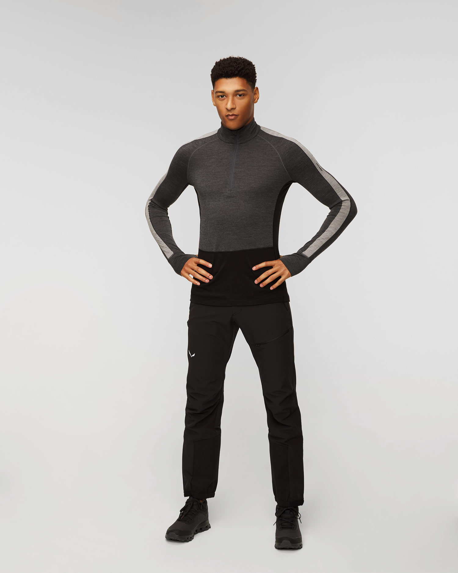 Pánske tričko s dlhým rukávomIcebreaker Mer Zoneknit 200 LS