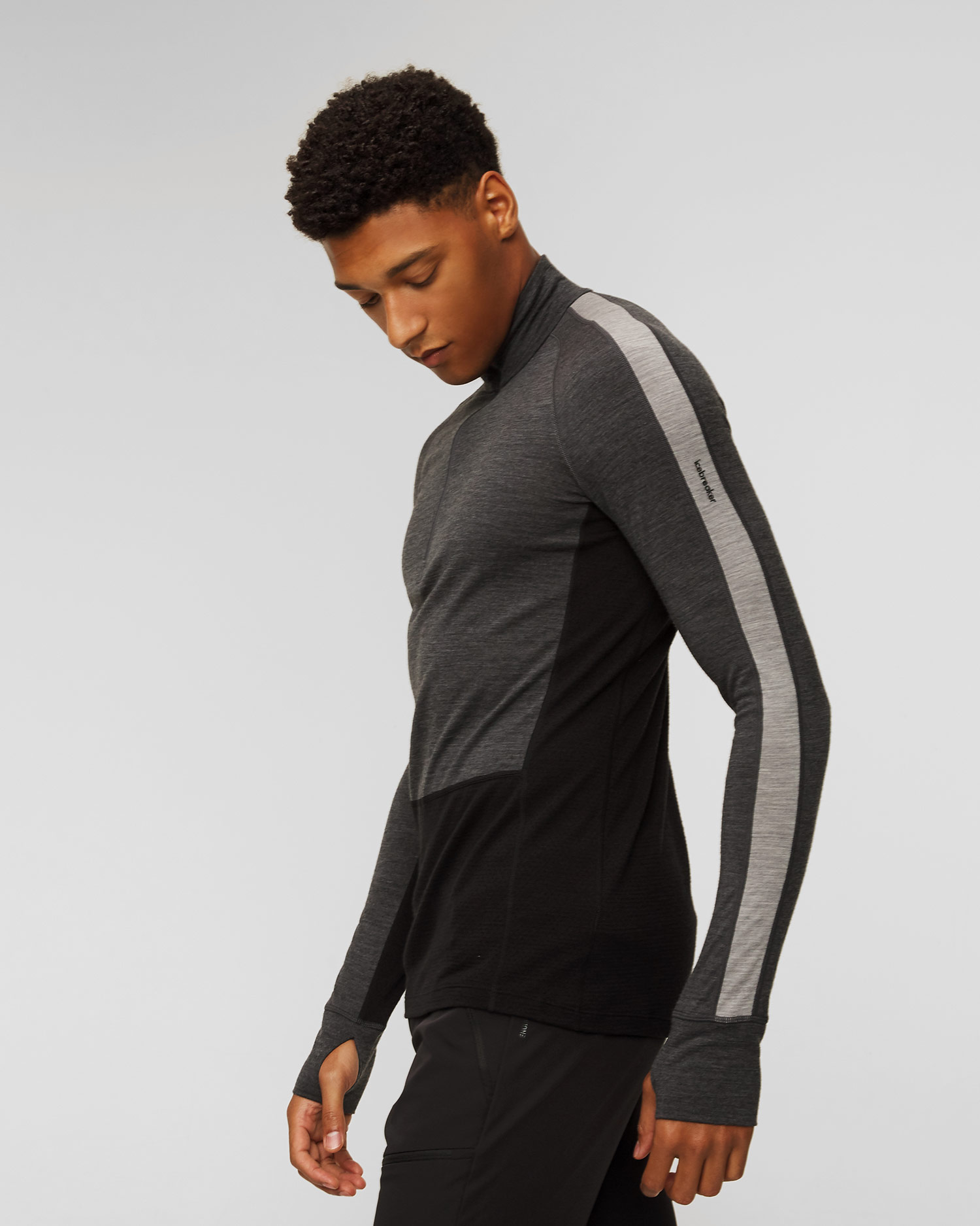 Pánske tričko s dlhým rukávomIcebreaker Mer Zoneknit 200 LS