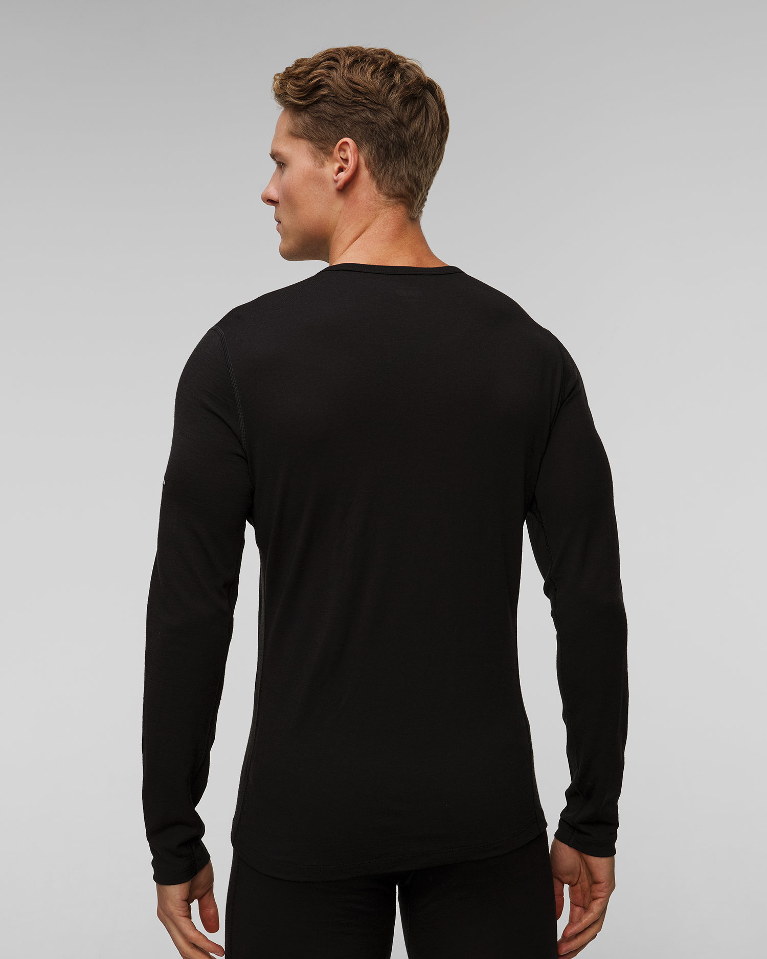 Longsleeve termoaktywny męski Icebreaker Mer 200 Oasis LS czarny