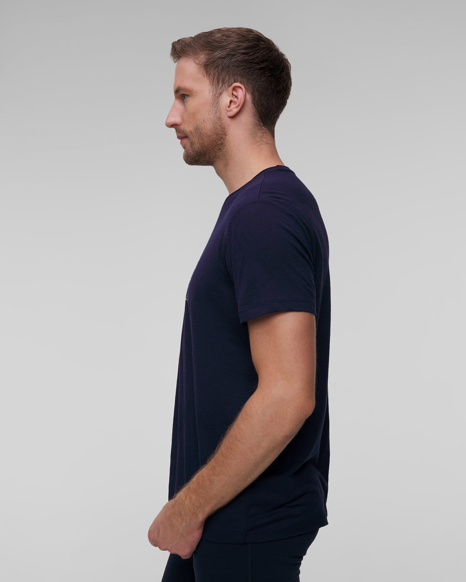 Men's T-shirt Icebreaker Mer 150 Tech Lite SS navy blue