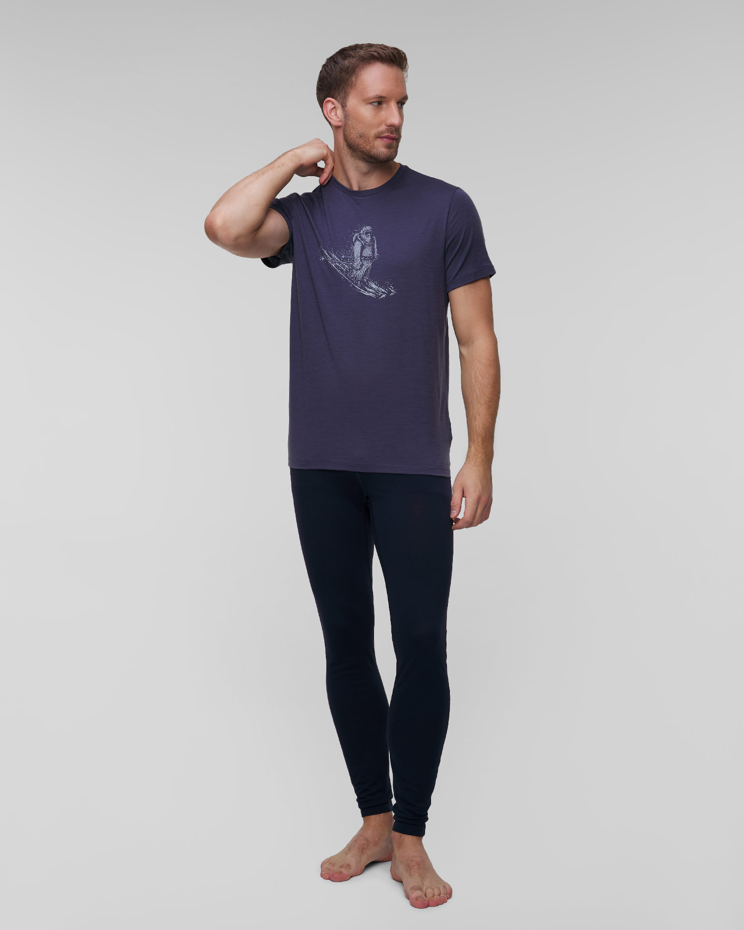 T-shirt męski Icebreaker Mer 150 Tech Lite SS szary