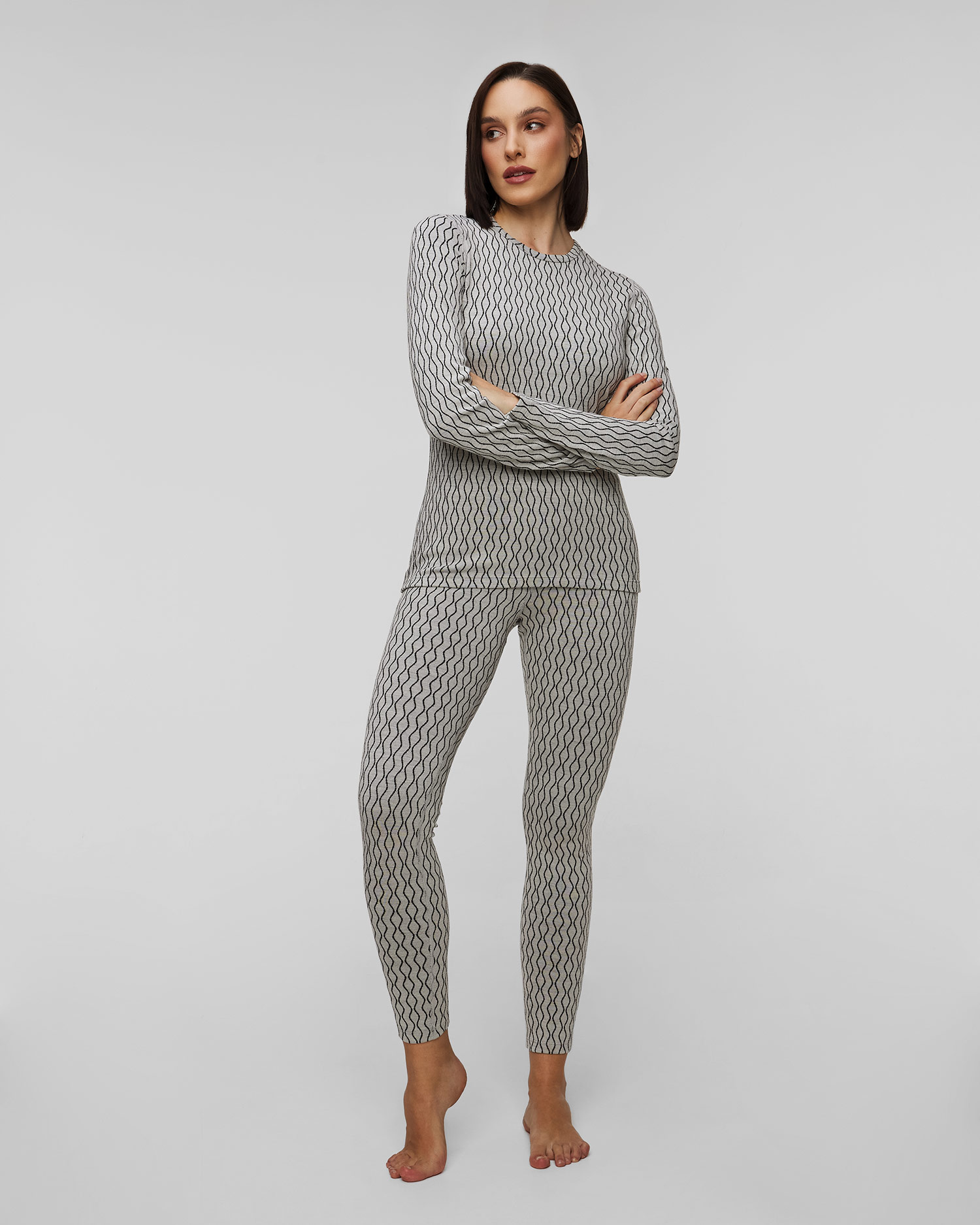 Leggings termoattivi da donna Icebreaker Mer 260 Vertex Leggings grigi