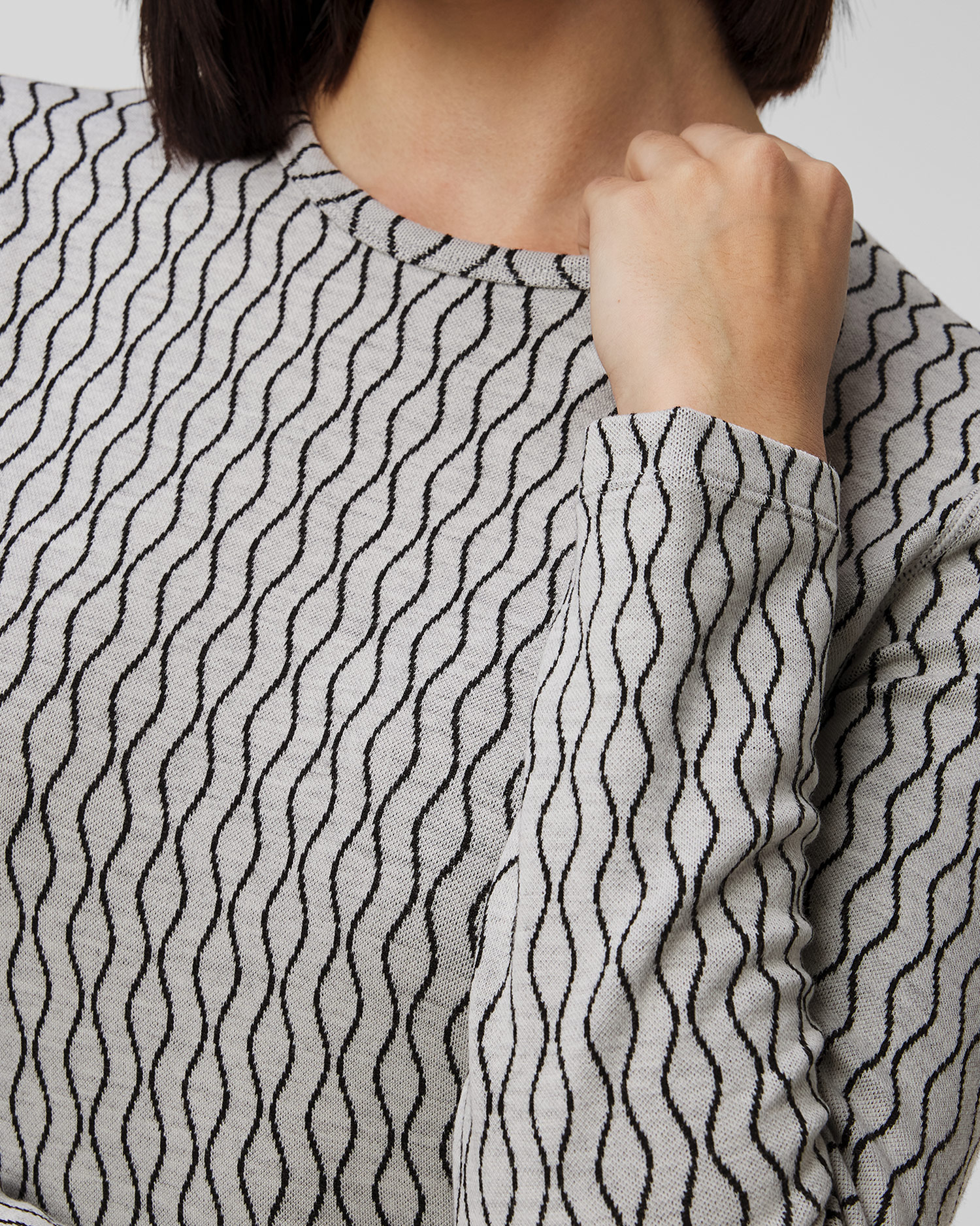 Longsleeve termoaktywny damski Icebreaker Mer 260 Vertex LS Crewe szary