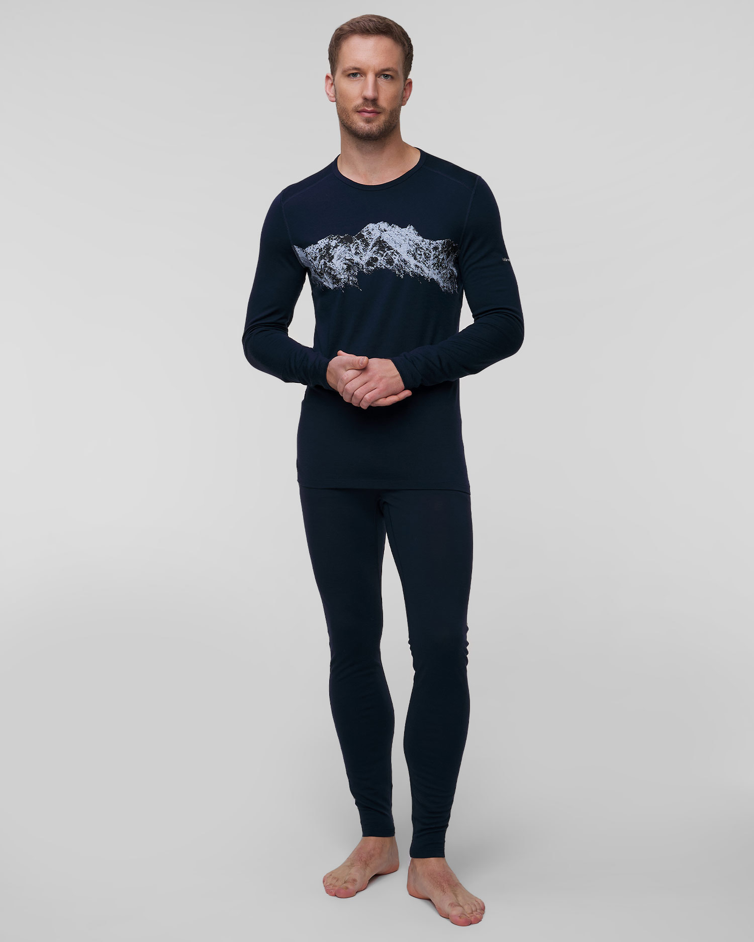 Leginsy termoaktywne męskie Icebreaker 200 Oasis Leggings granatowe