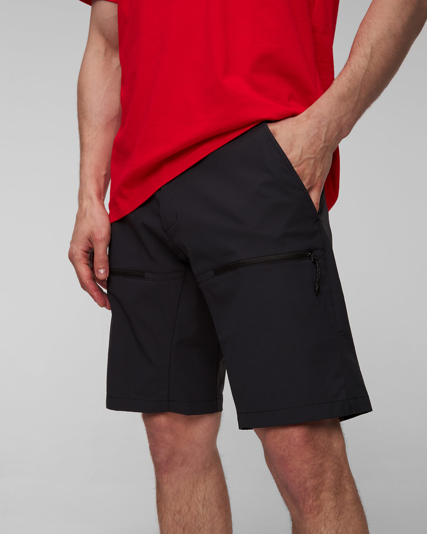 Fjallraven High Coast Hike Shorts M Herren-Wandershorts in Schwarz 