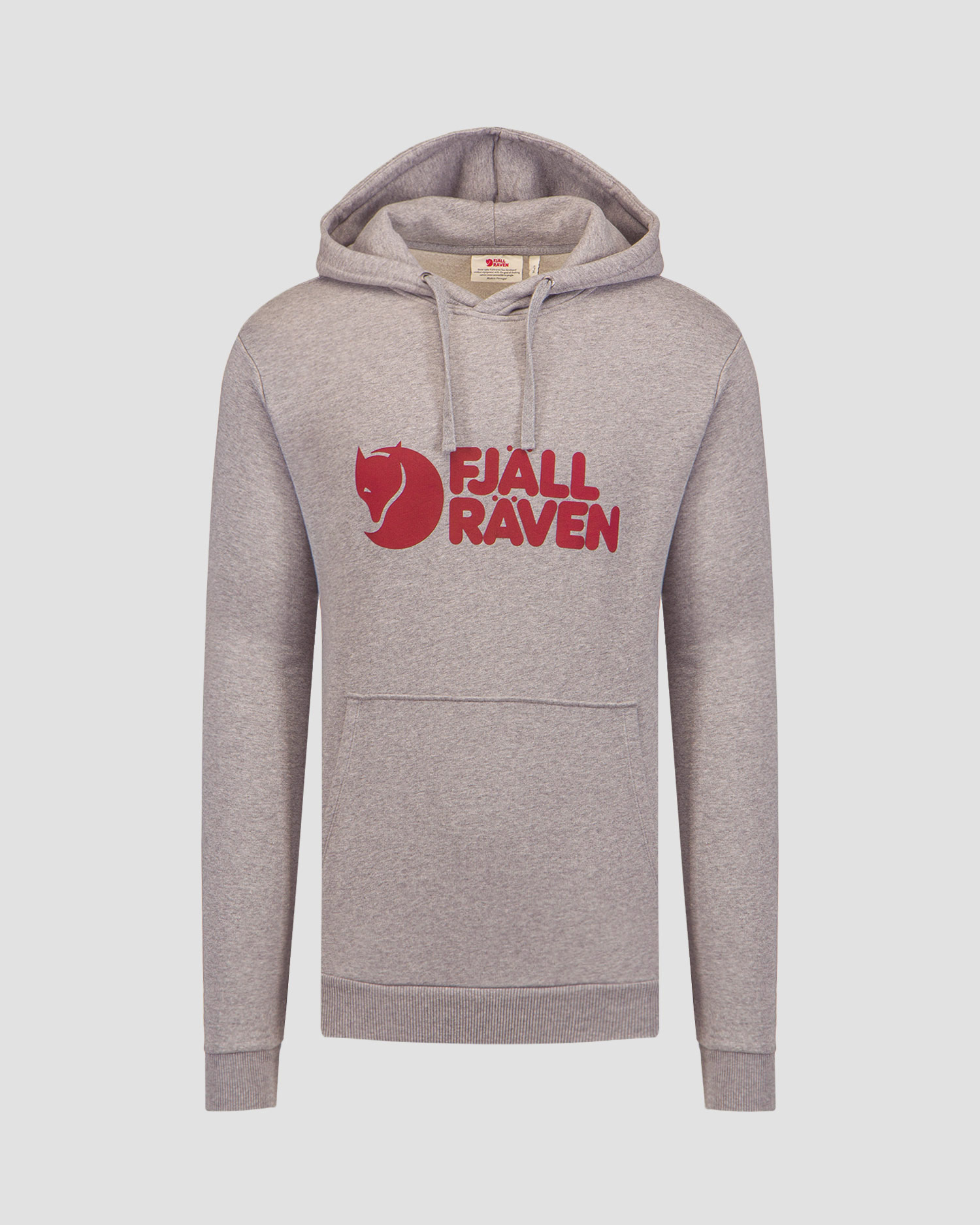 Sweat-shirt gris pour hommes Fjallraven Logo Hoodie M