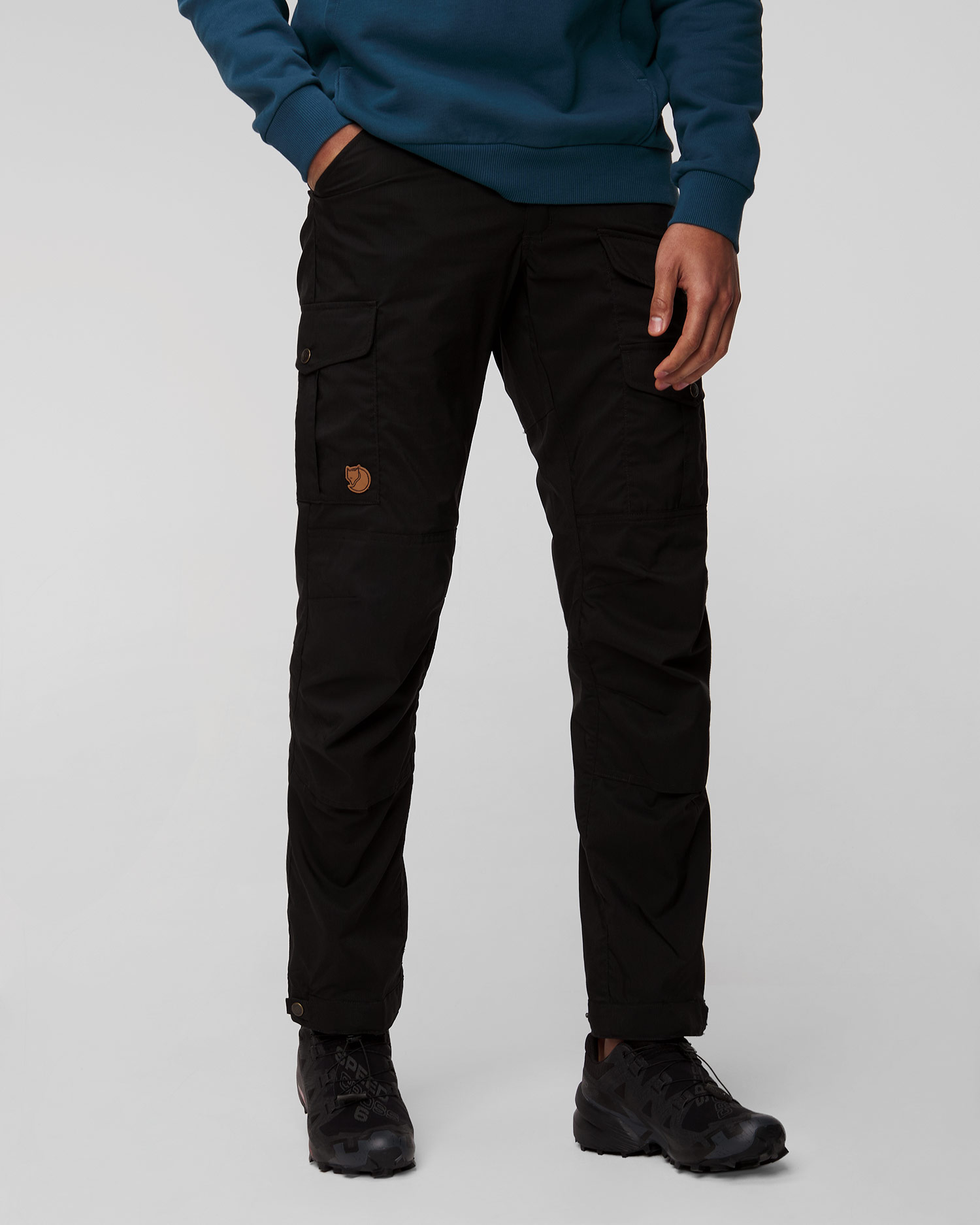 Pantalon de trekking noir pour hommes Fjallraven Vidda Pro Lite Trousers M