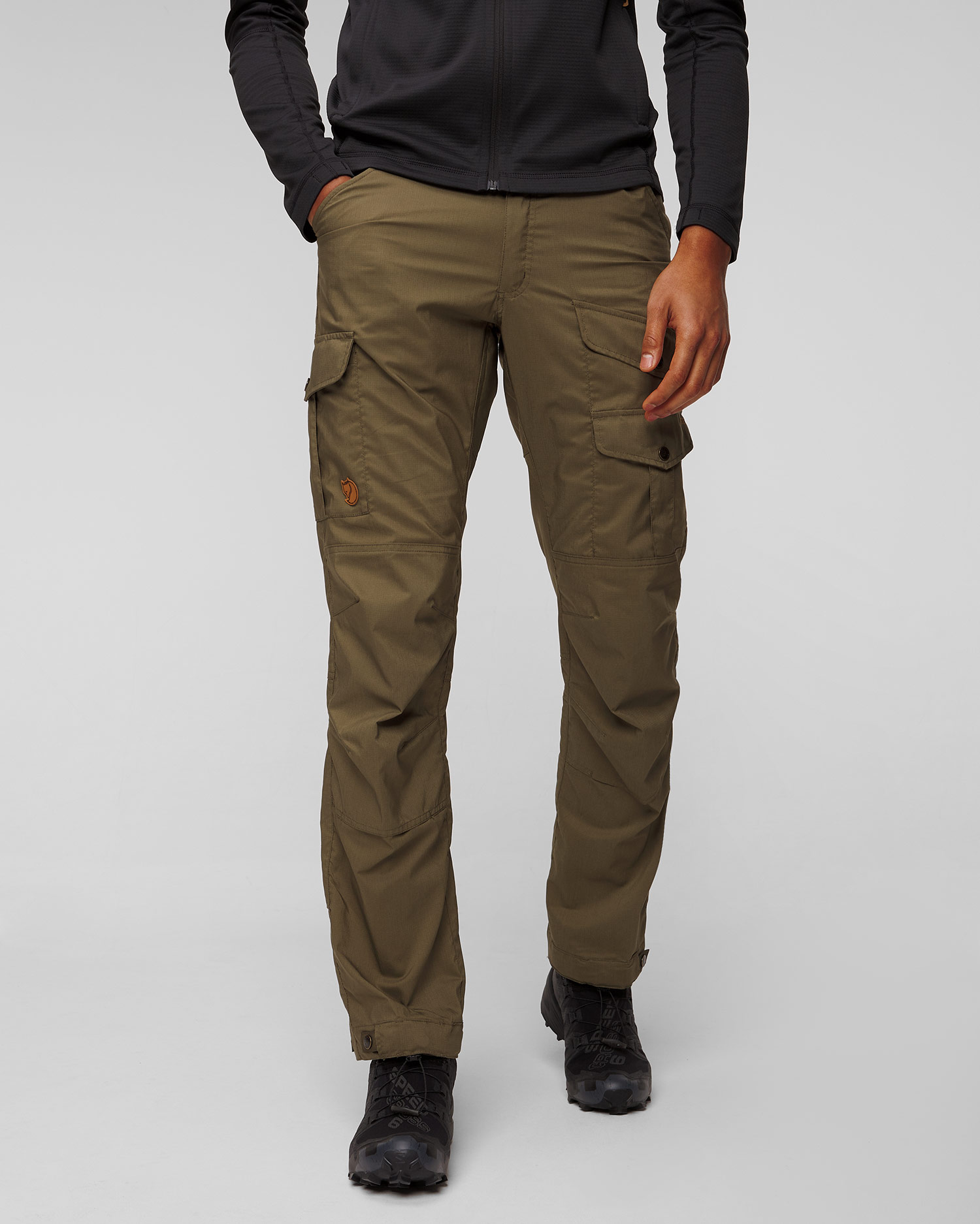 Pantalon de trekking vert pour hommes Fjallraven Vidda Pro Lite Trousers M